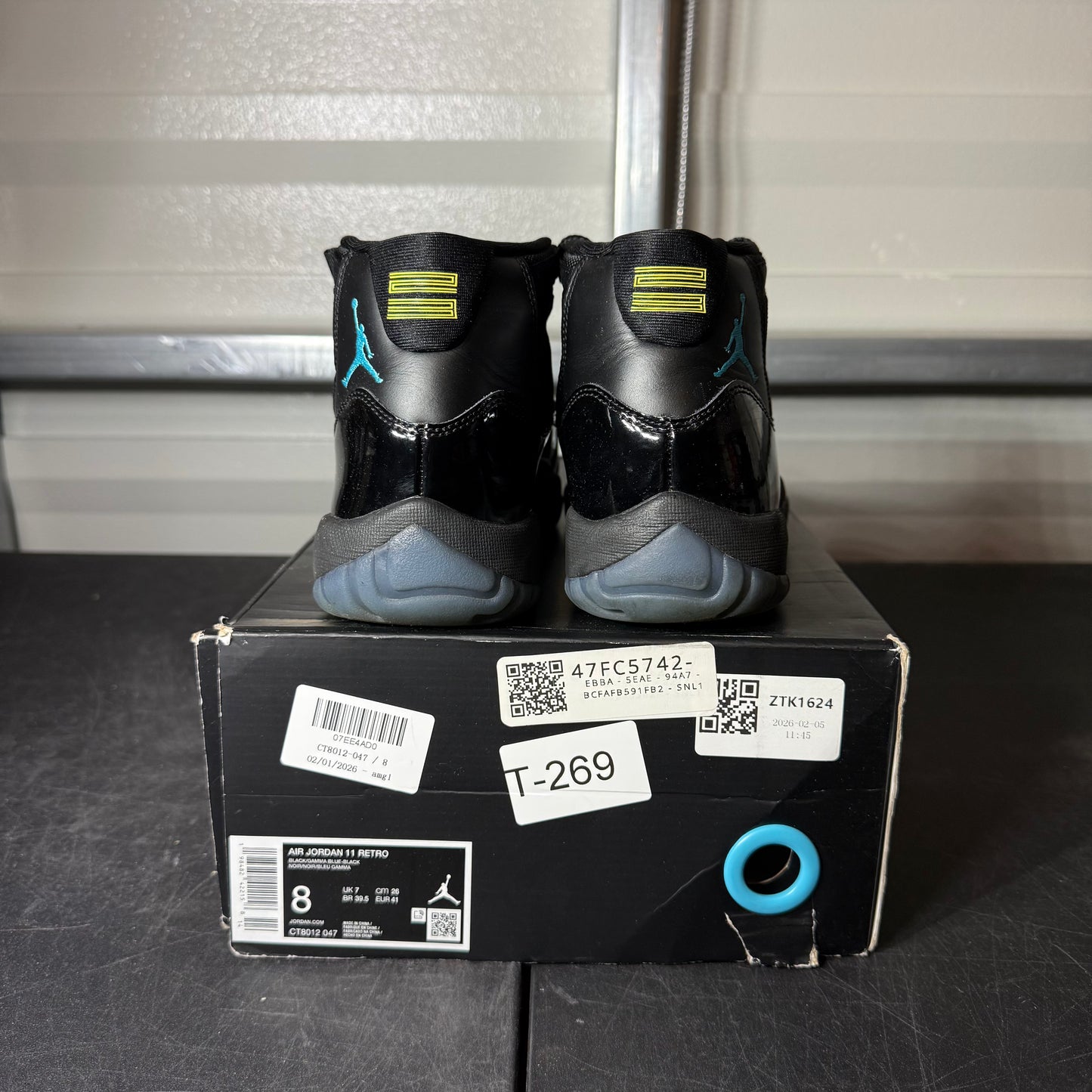 Size 8 - AJ 11 Gamma Blue