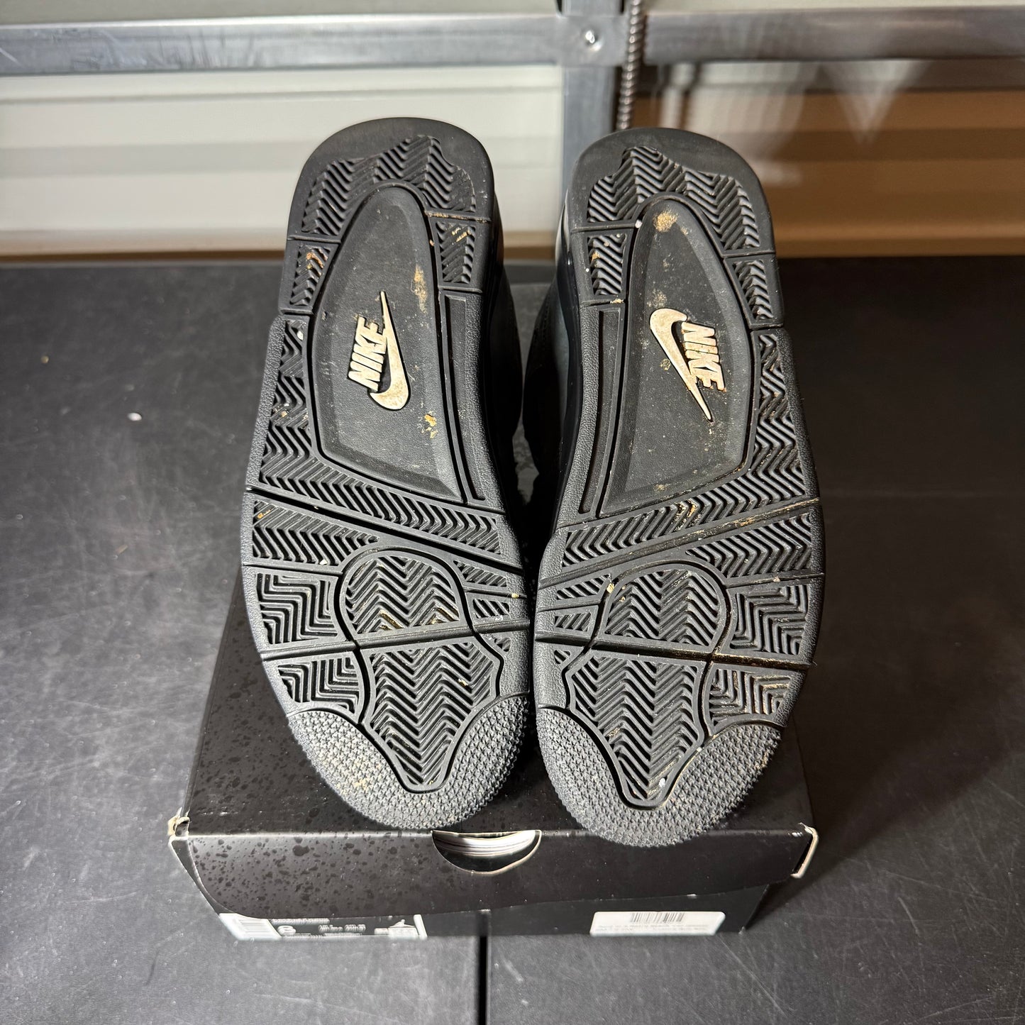 Size 8 - AJ 4 Black Cat
