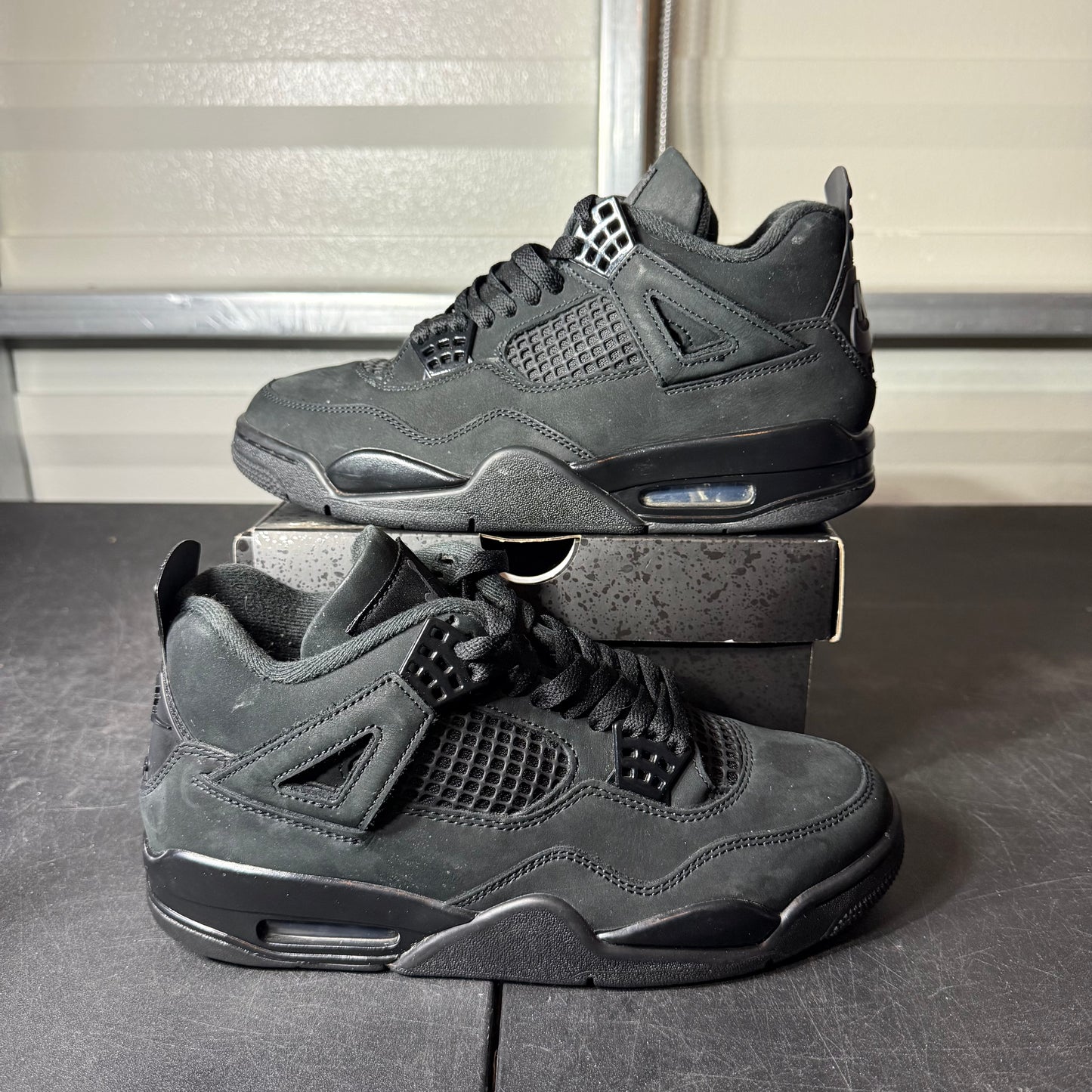 Size 8 - AJ 4 Black Cat