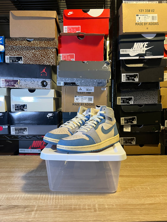 Size 8 M - AJ 1 Zoom Comfort 2 High University Blue