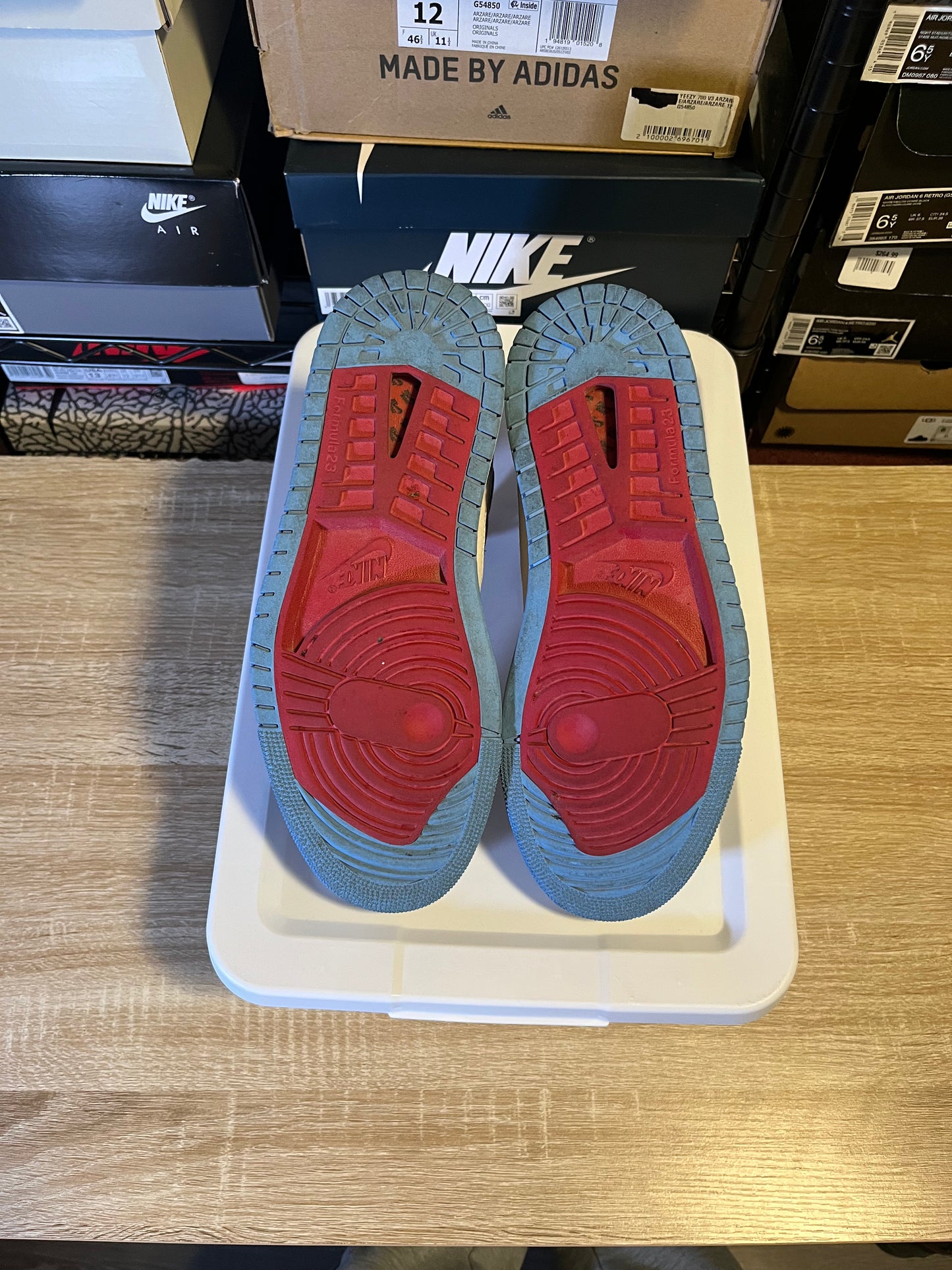 Size 8 M - AJ 1 Zoom Comfort 2 High University Blue