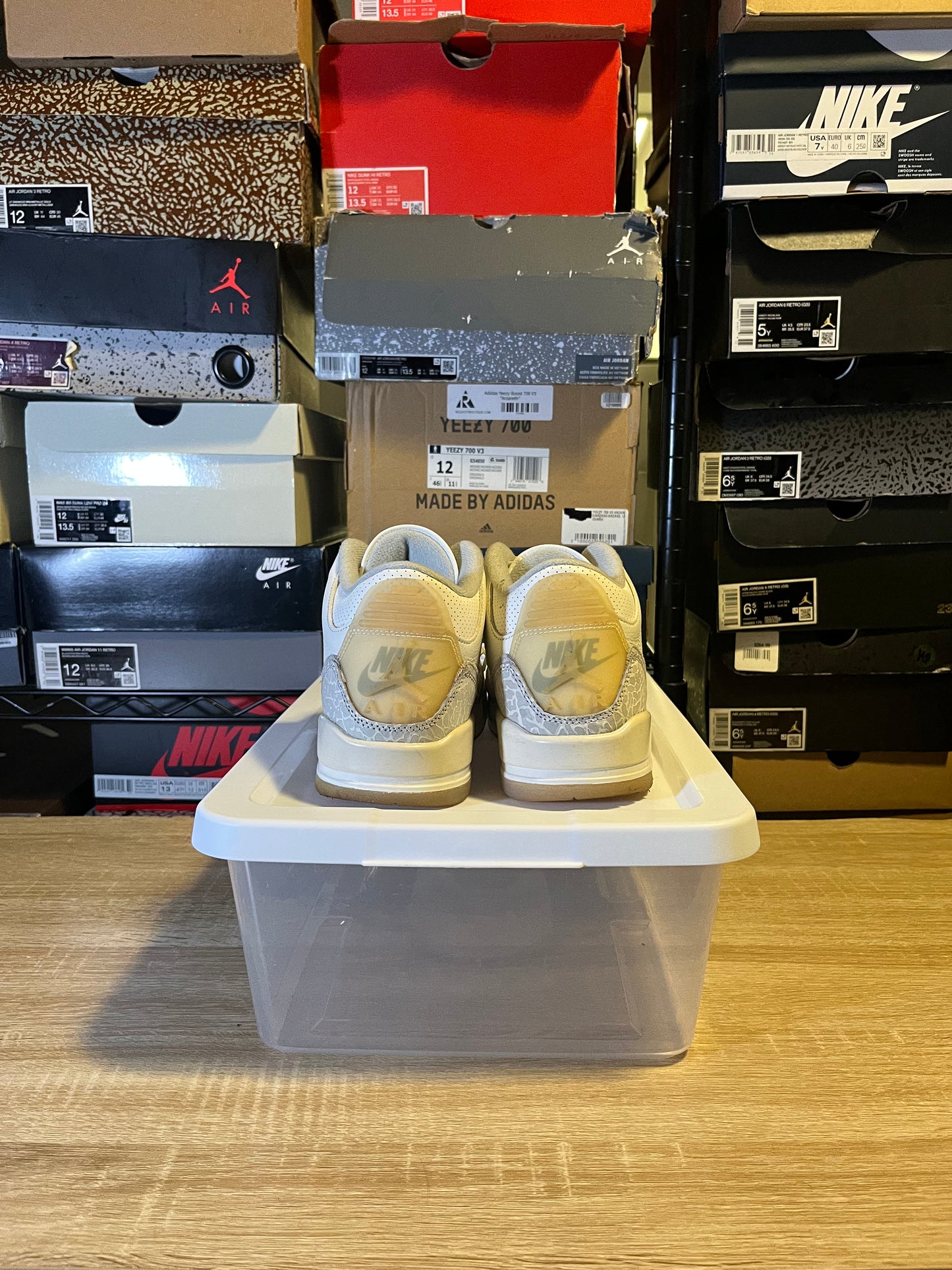 Size 8 - AJ 3 Craft Ivory