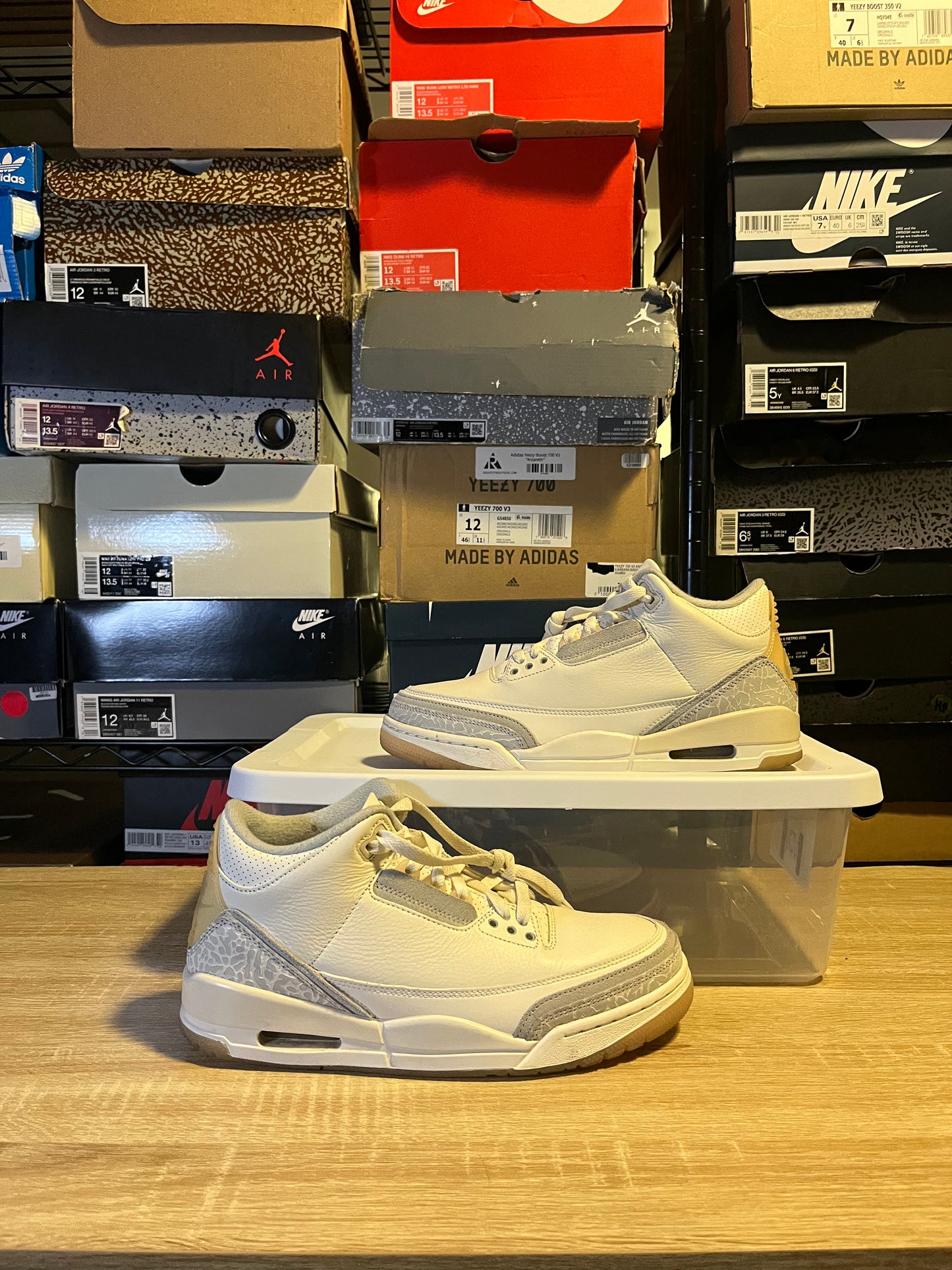 Size 8 - AJ 3 Craft Ivory
