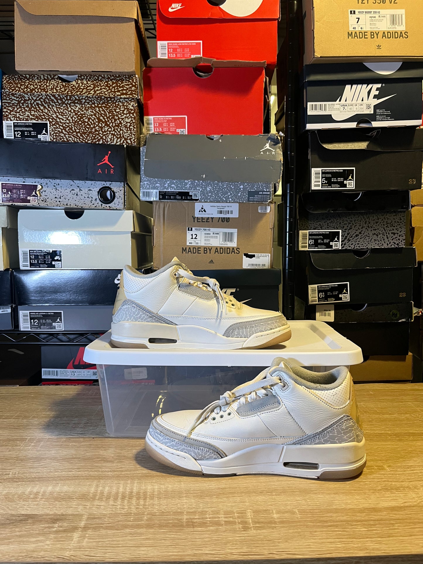 Size 8 - AJ 3 Craft Ivory