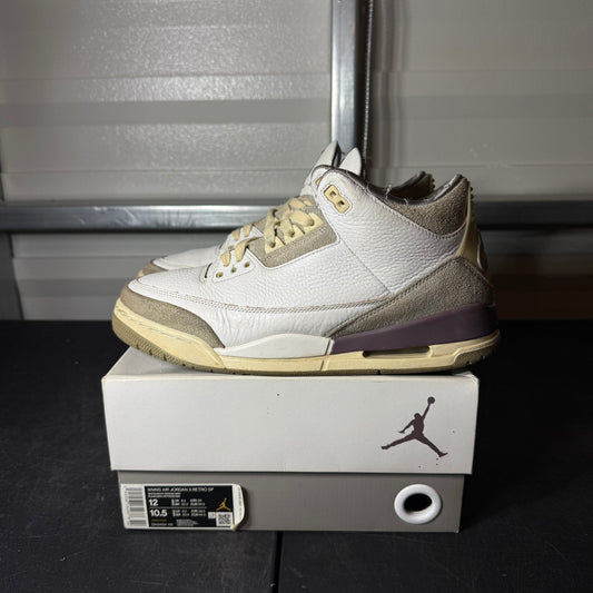 Size 12W - AJ 3 Ma Maniere