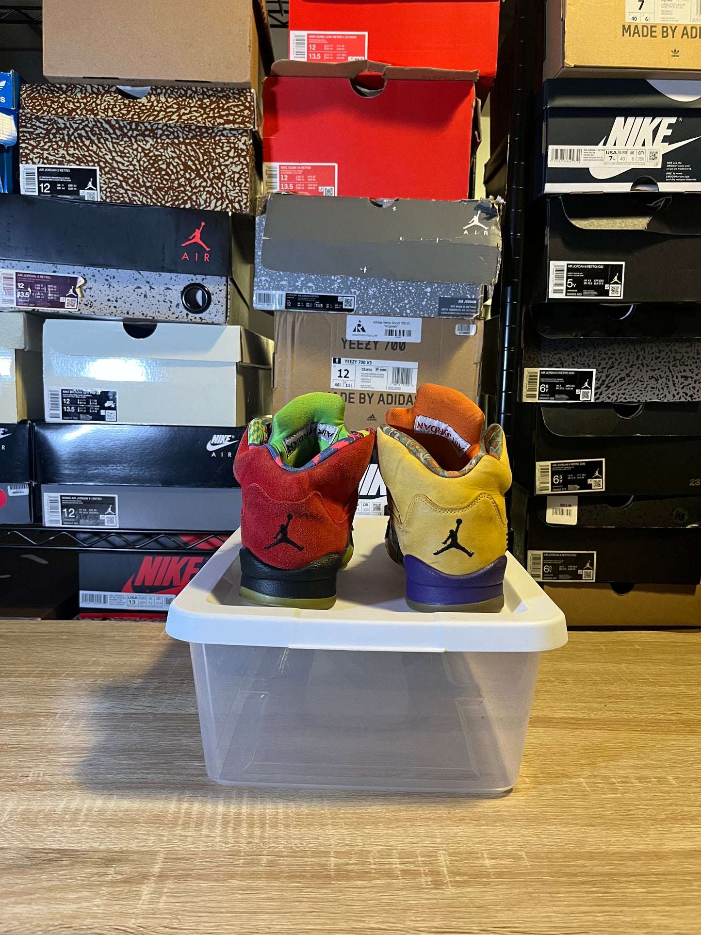 Size 6Y - AJ 5 What The