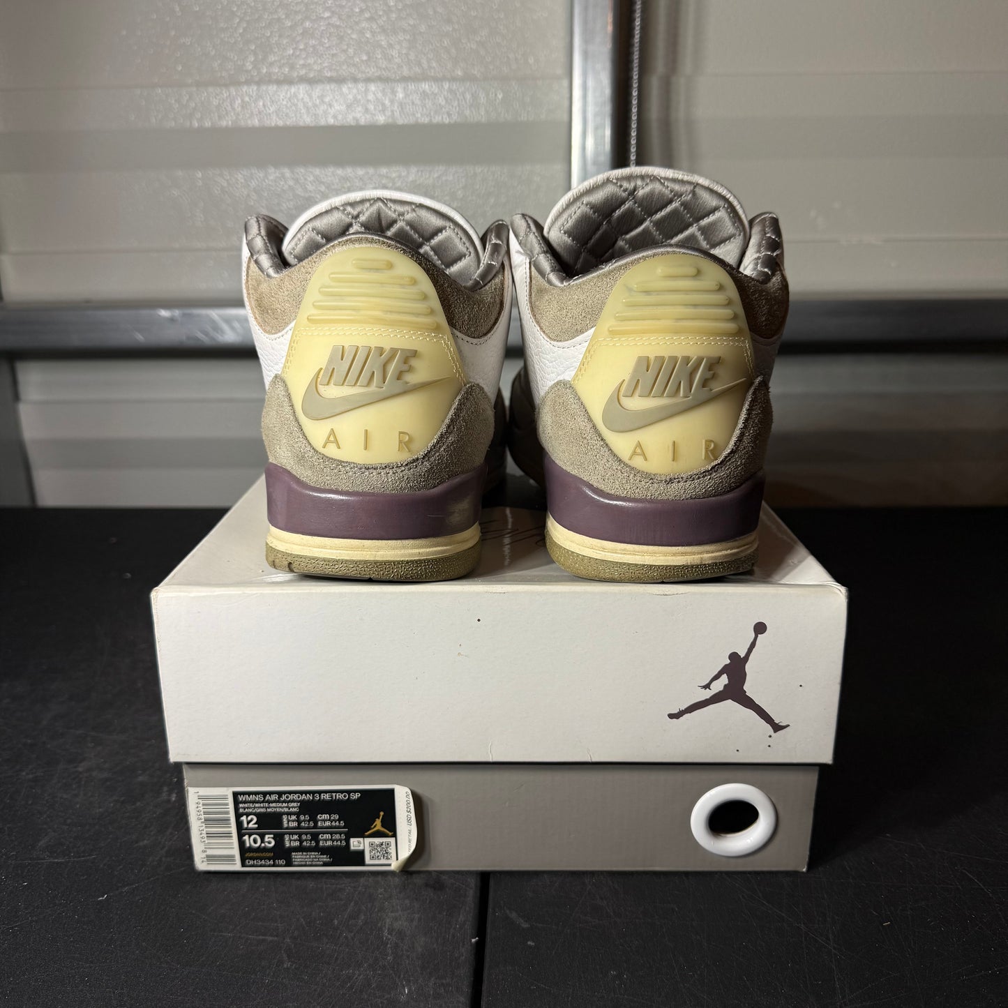 Size 12W - AJ 3 Ma Maniere