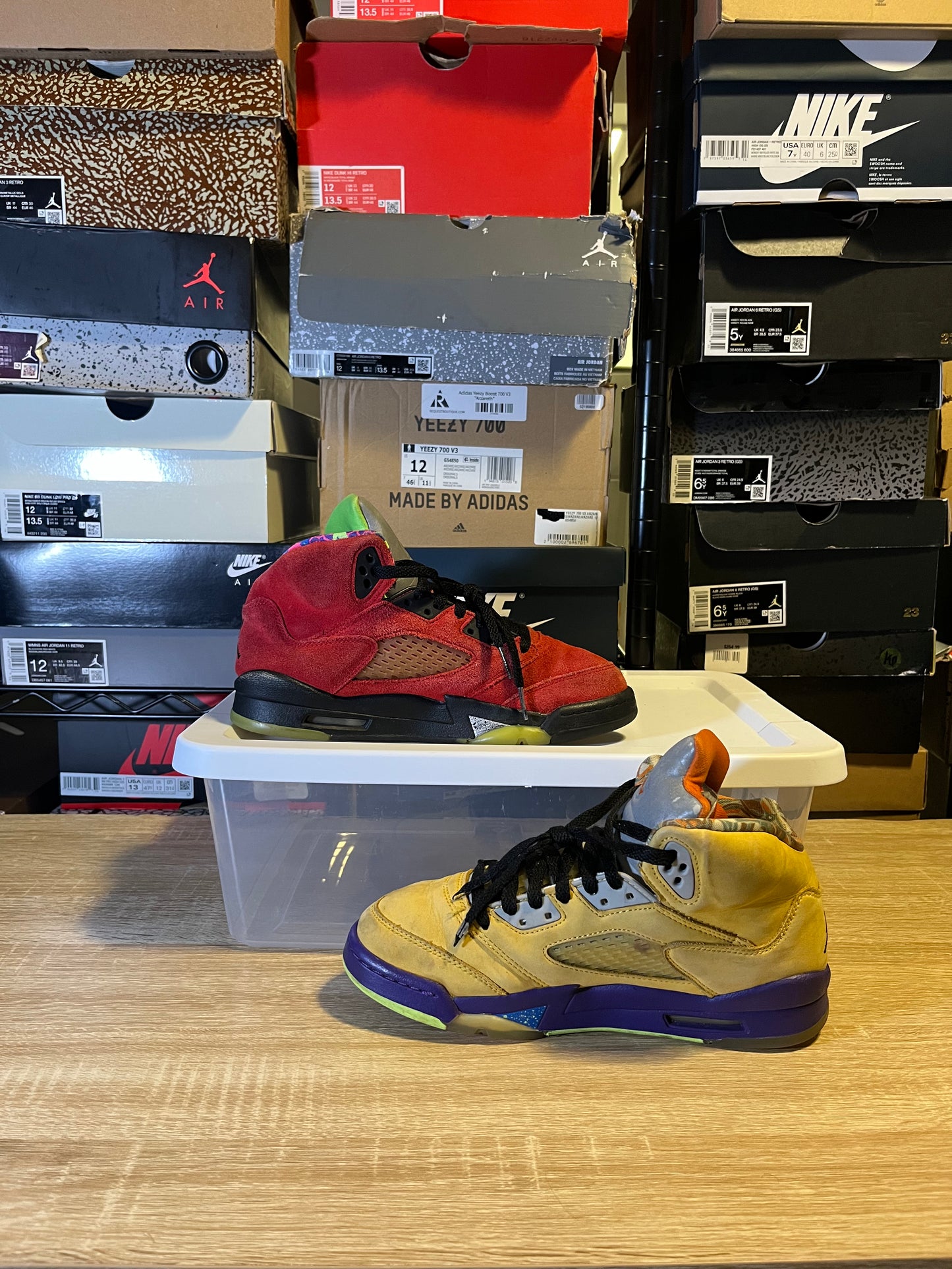 Size 6Y - AJ 5 What The