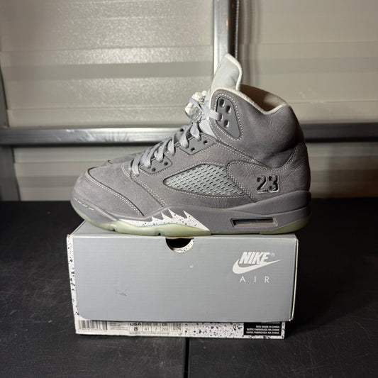 Size 8 - AJ 5 Wolf Grey
