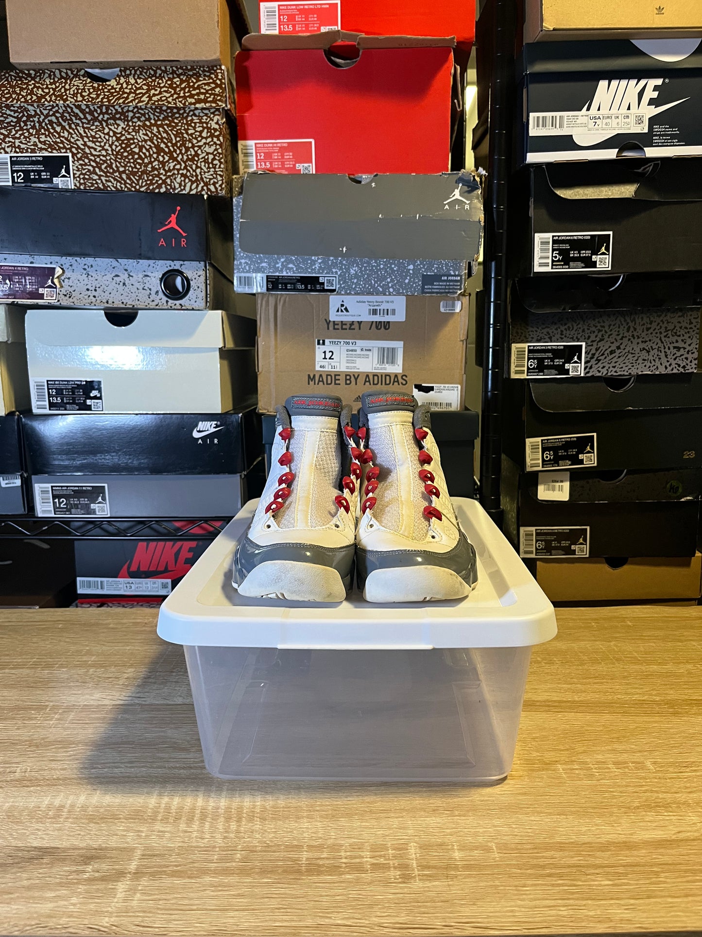 Size 7Y - AJ 9 Fire Red