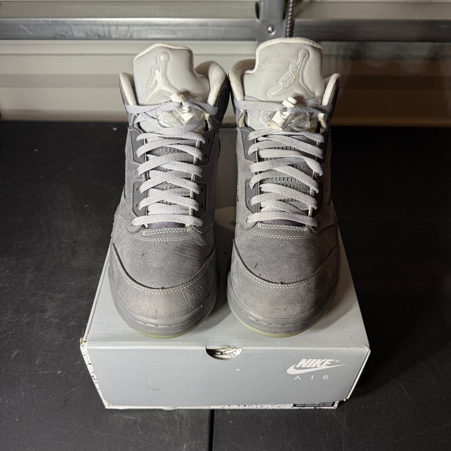 Size 8 - AJ 5 Wolf Grey