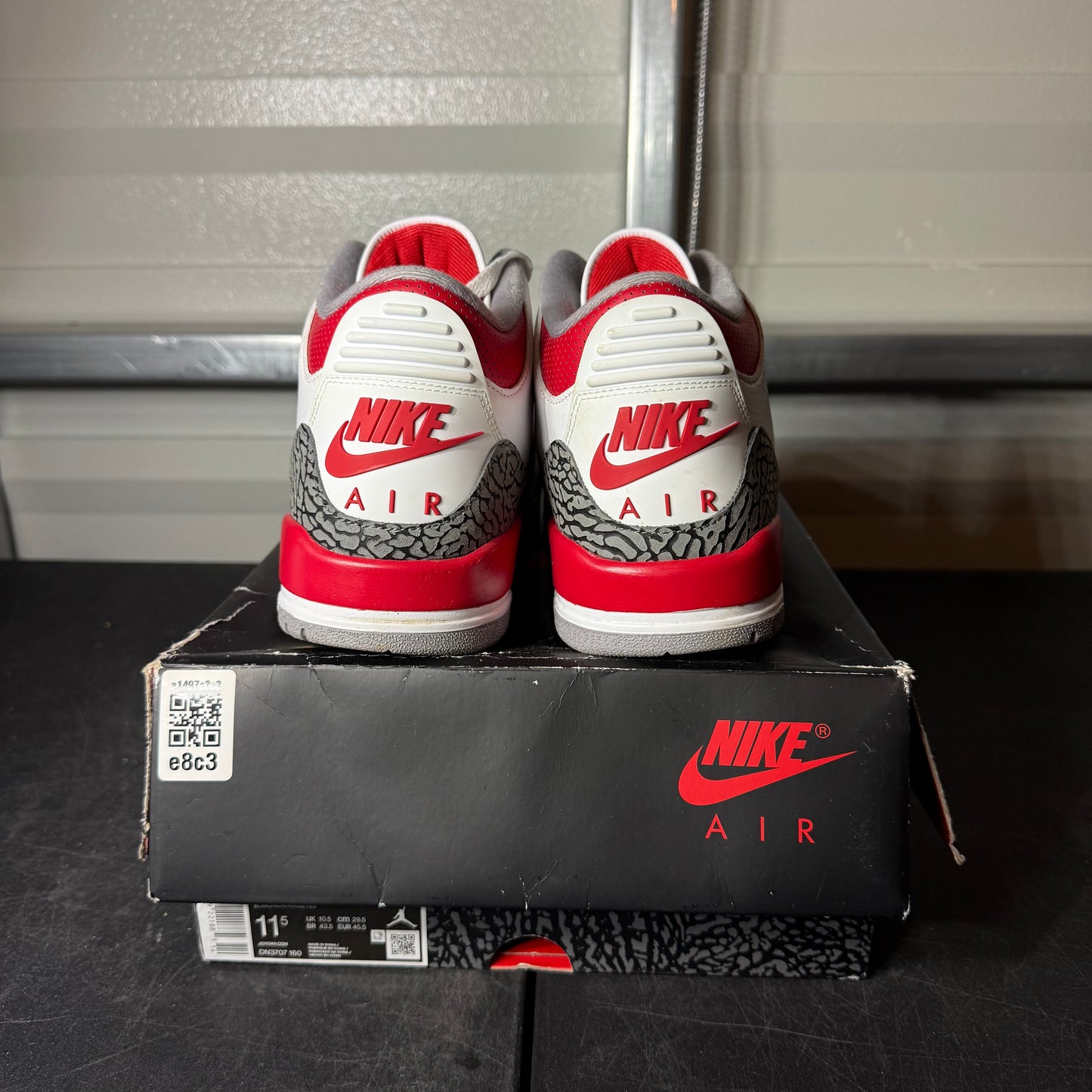Size 11.5 - AJ 3 Fire Red