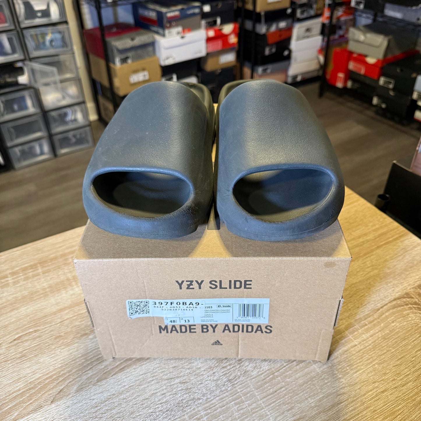 Size 13 - YZY Slide Dark Onyx