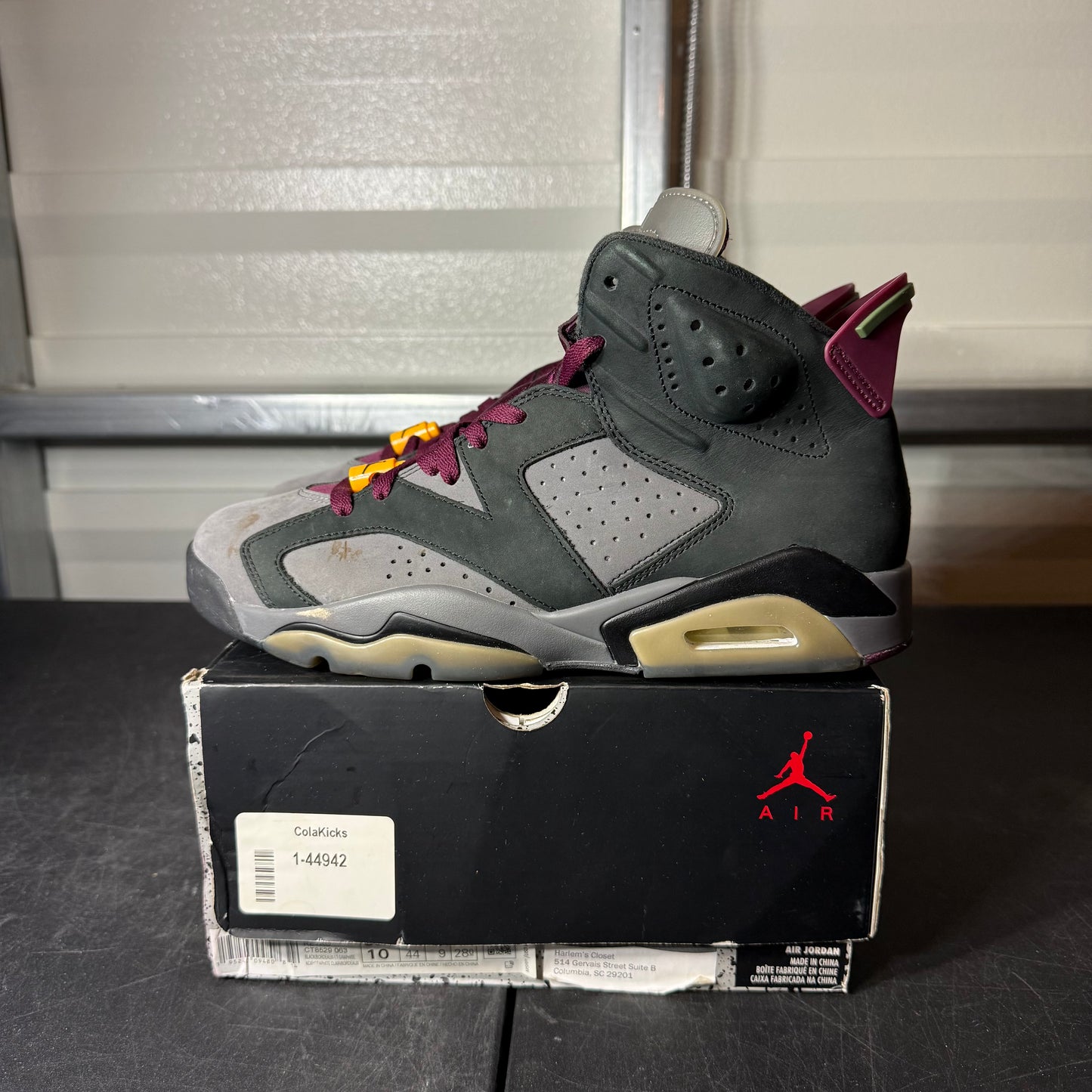 Size 10 - AJ 6 Bordeaux