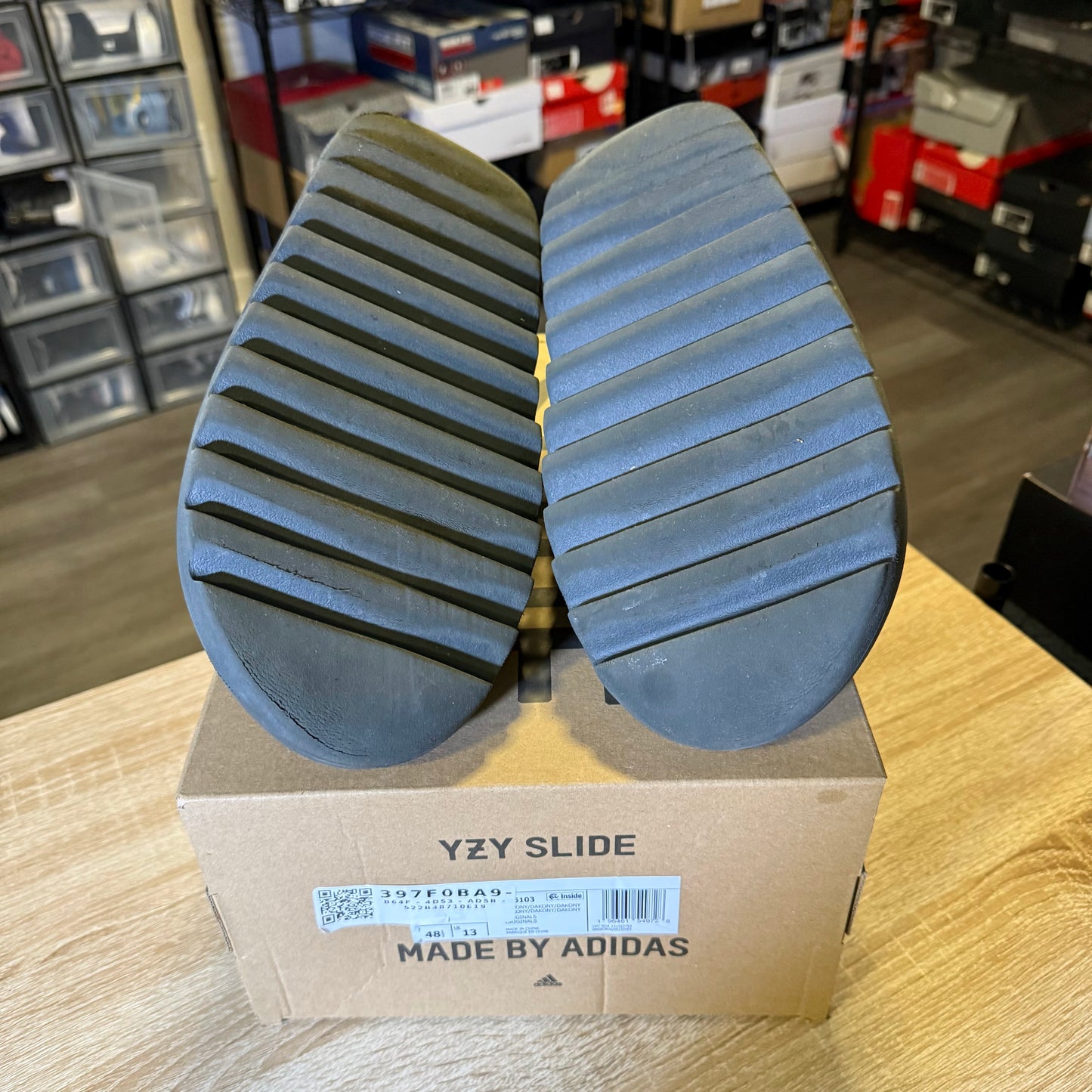 Size 13 - YZY Slide Dark Onyx