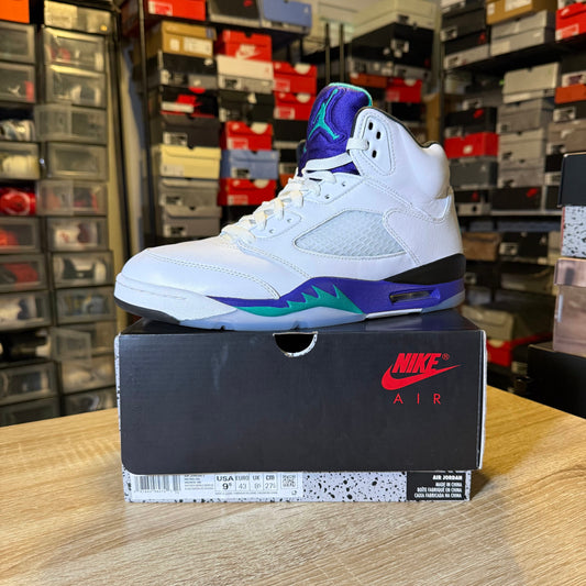 Size 9.5 - AJ 5 Grape