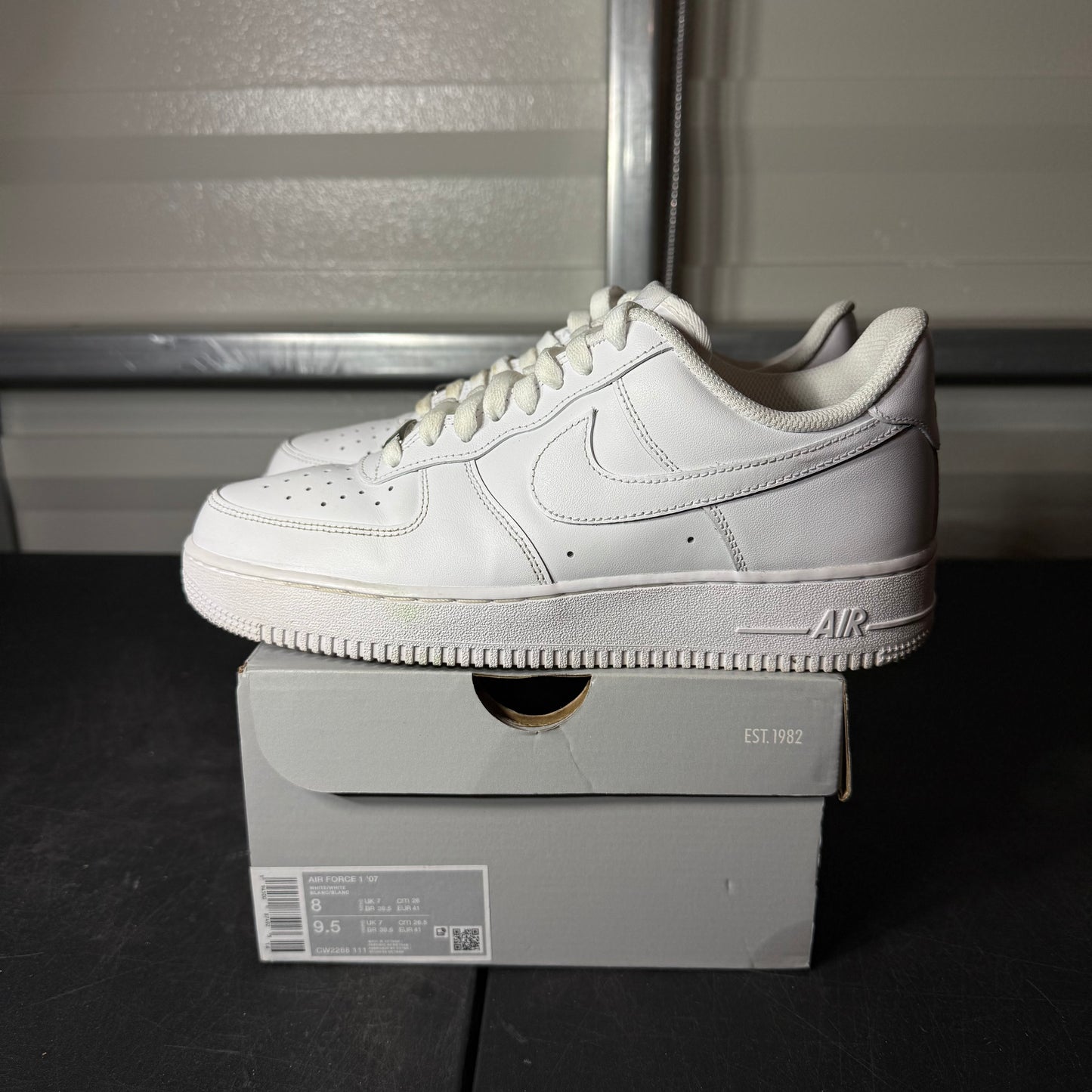Size 8 - AF 1 White