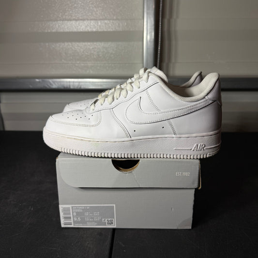 Size 8 - AF 1 White