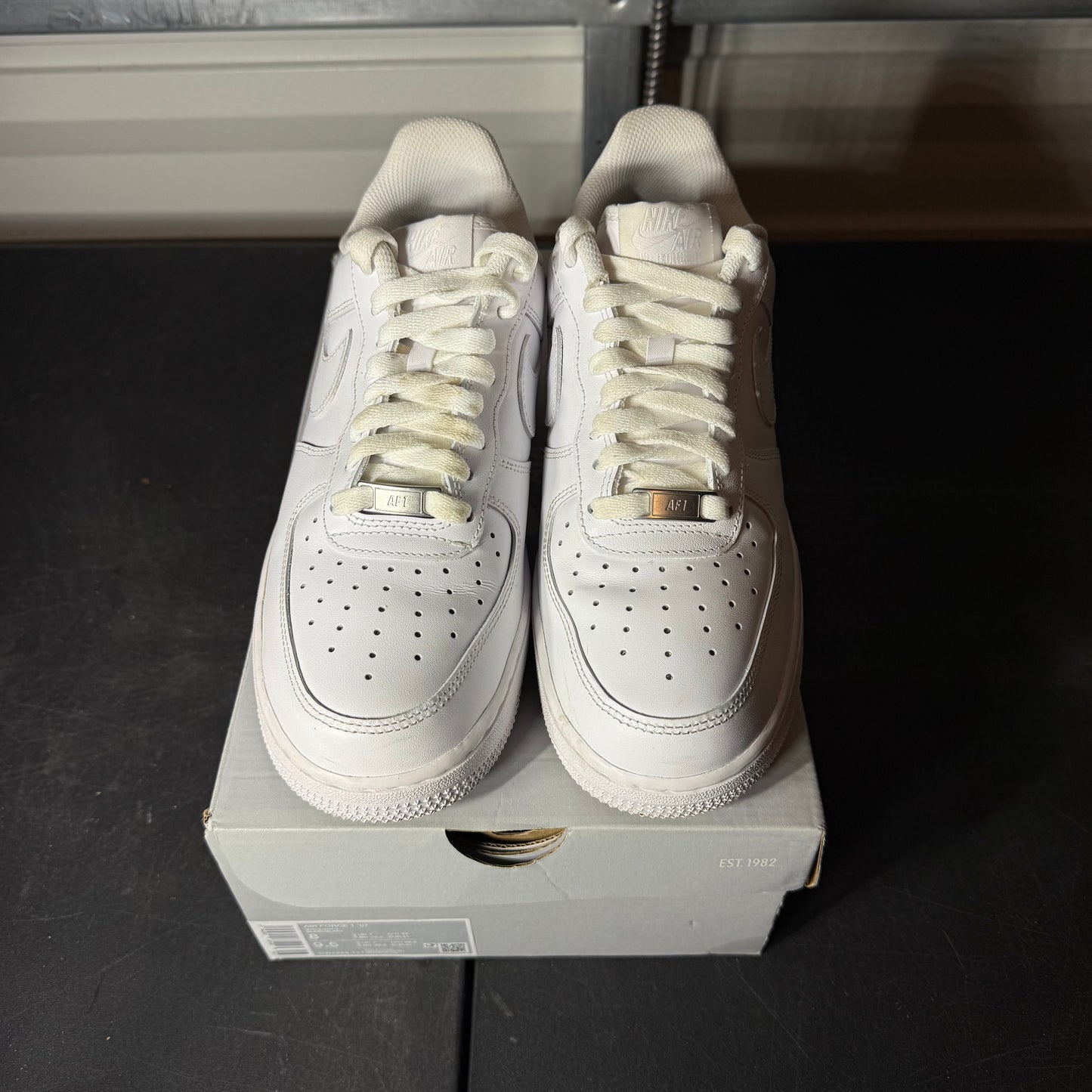 Size 8 - AF 1 White