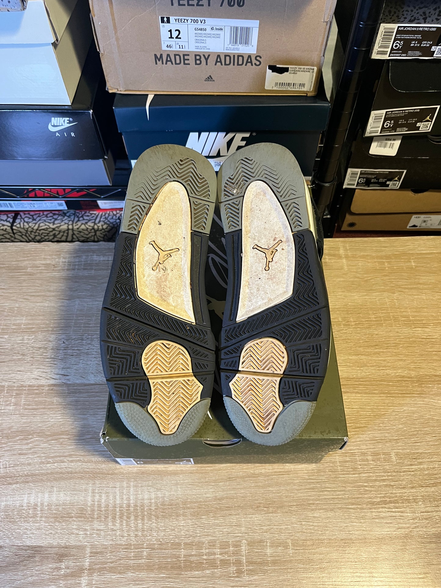 Size 8 - AJ 4 Craft Olive