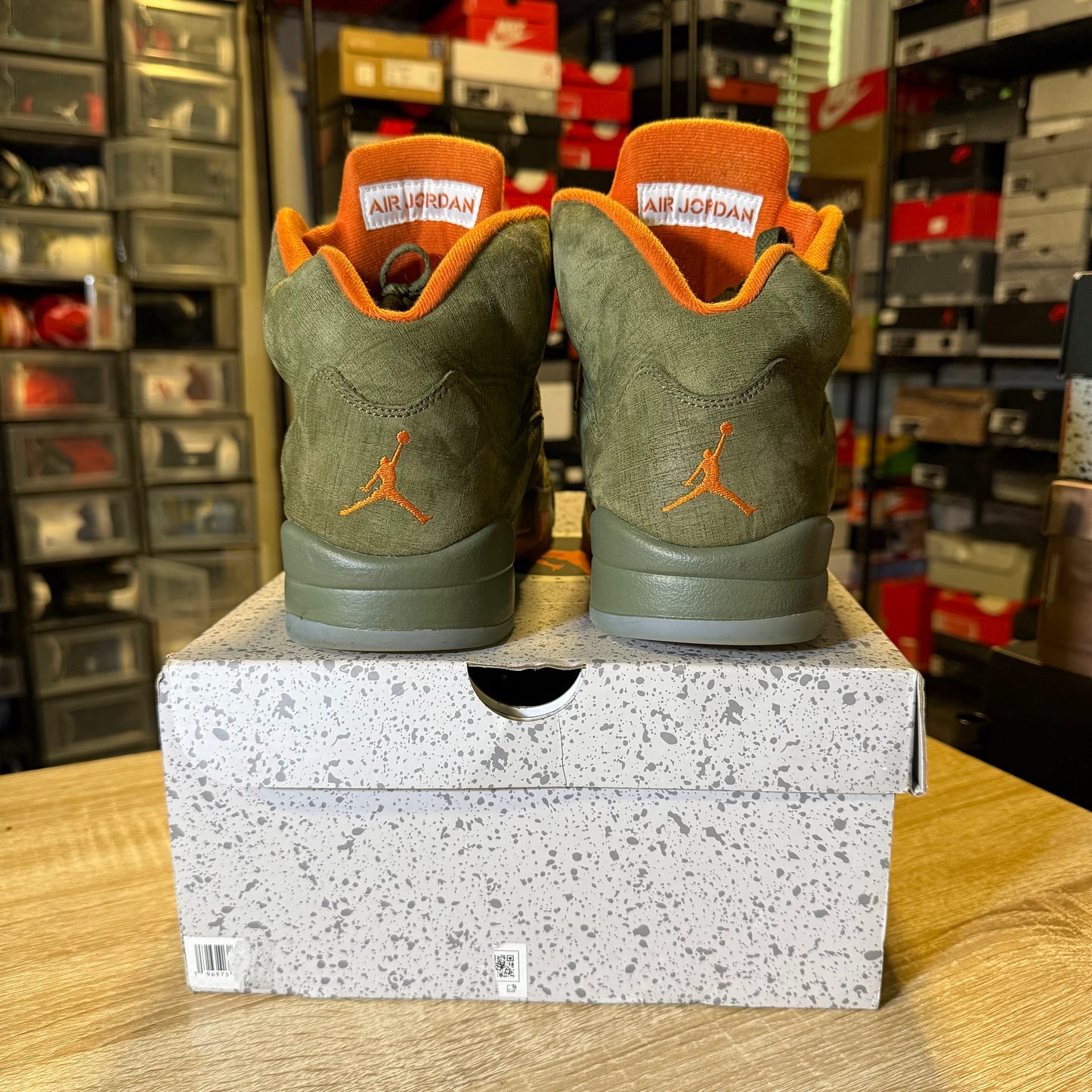 Size 10 - AJ 5 Olive