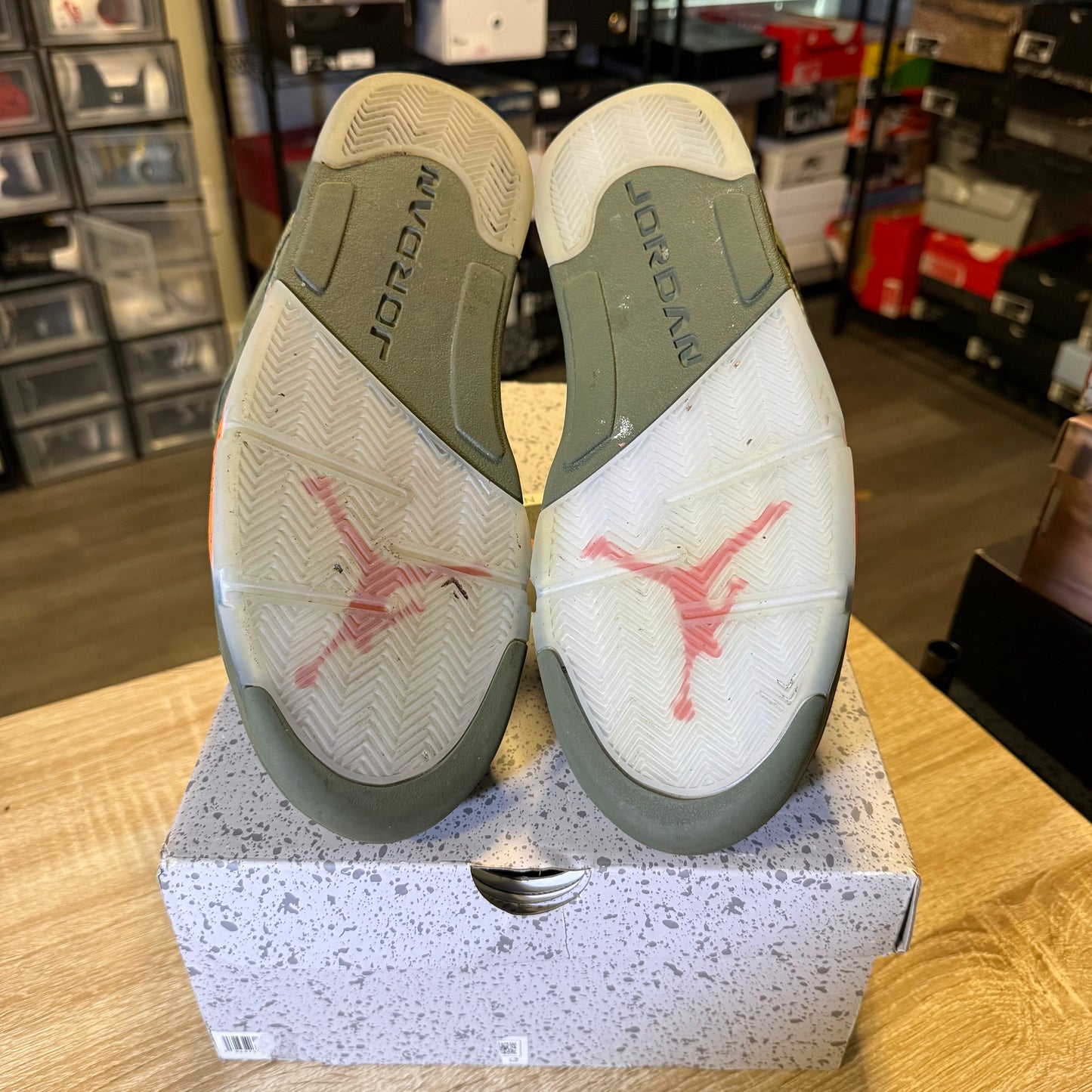 Size 10 - AJ 5 Olive