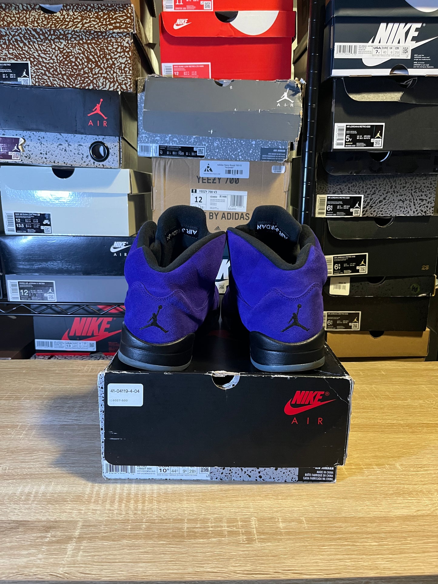 Size 10.5 - AJ 5 Alternate Grape