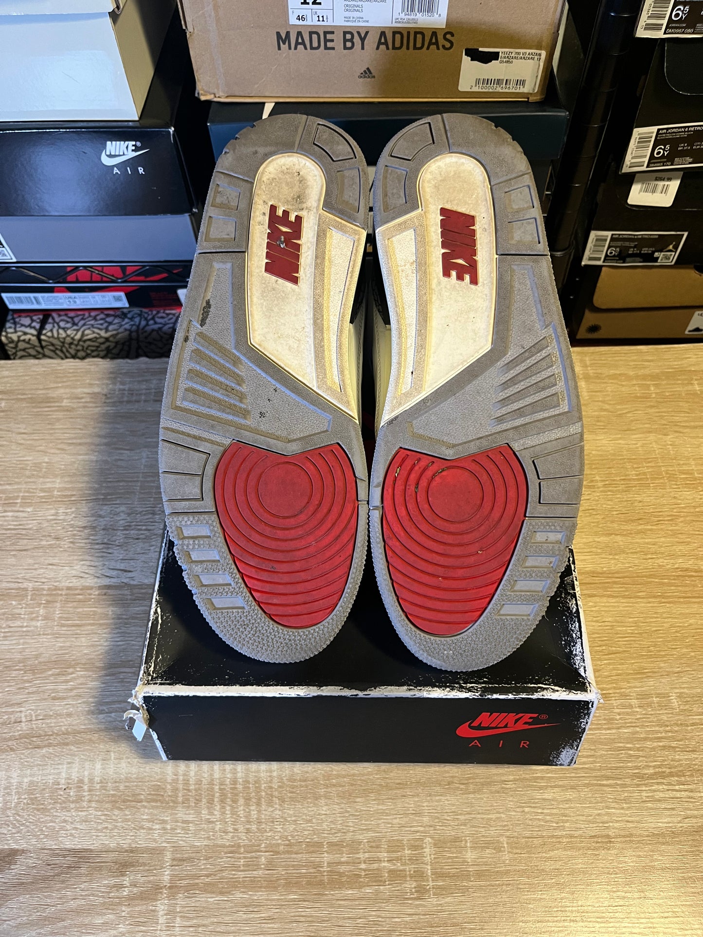 Size 12 - AJ 3 Retro Mid White Cement Reimagined