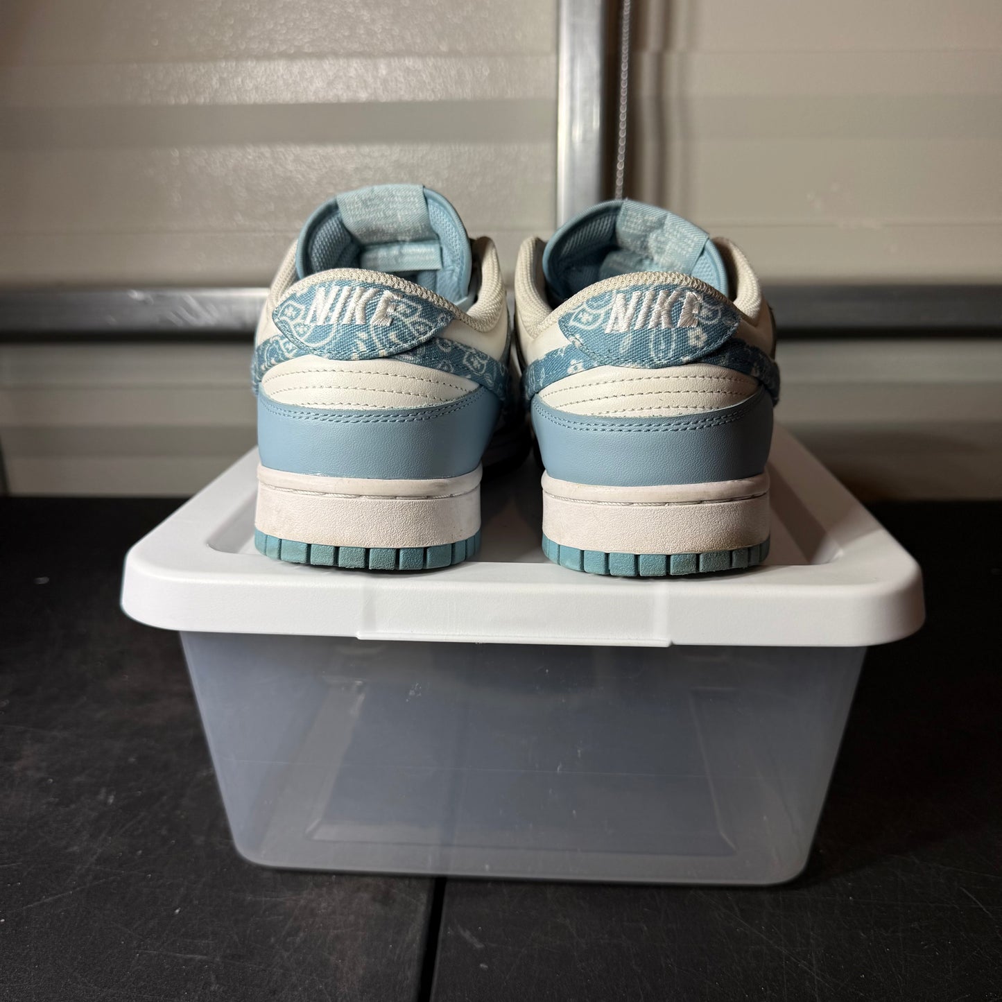 Size 11.5W - Dunk Paisley Blue