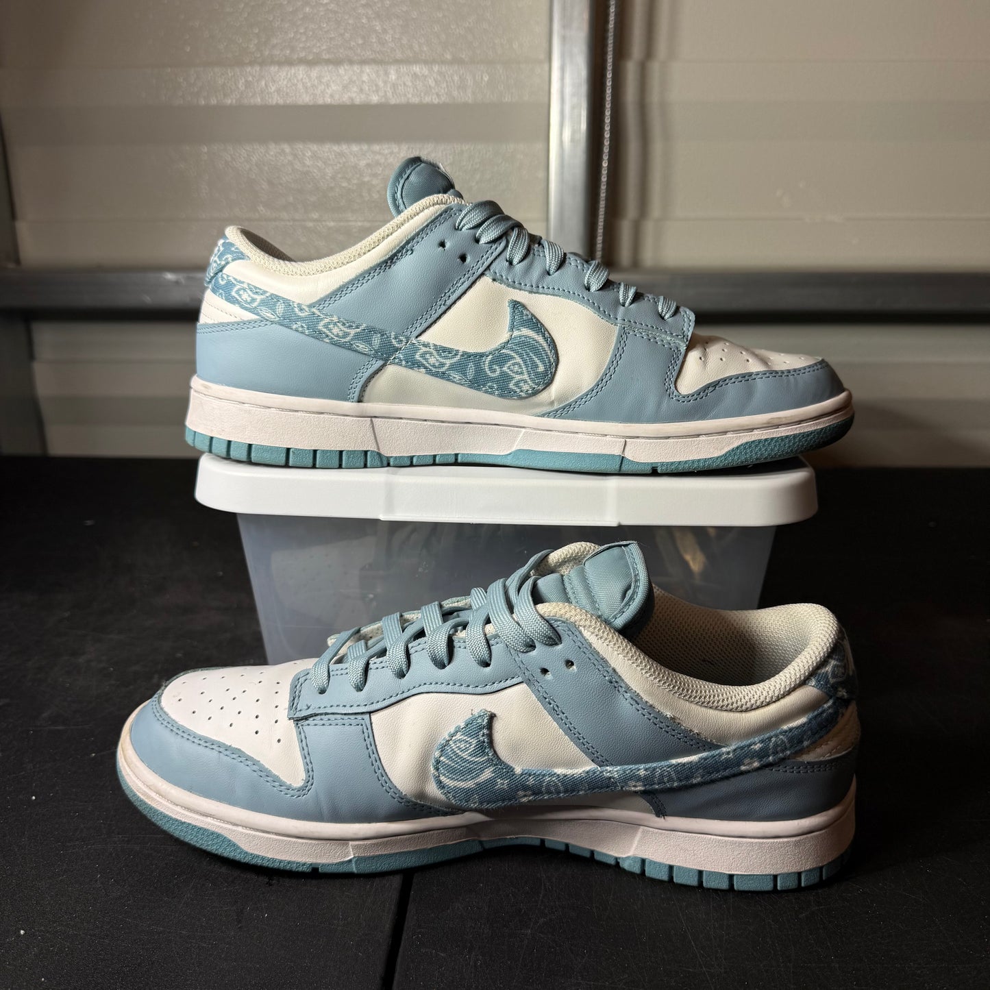 Size 11.5W - Dunk Paisley Blue