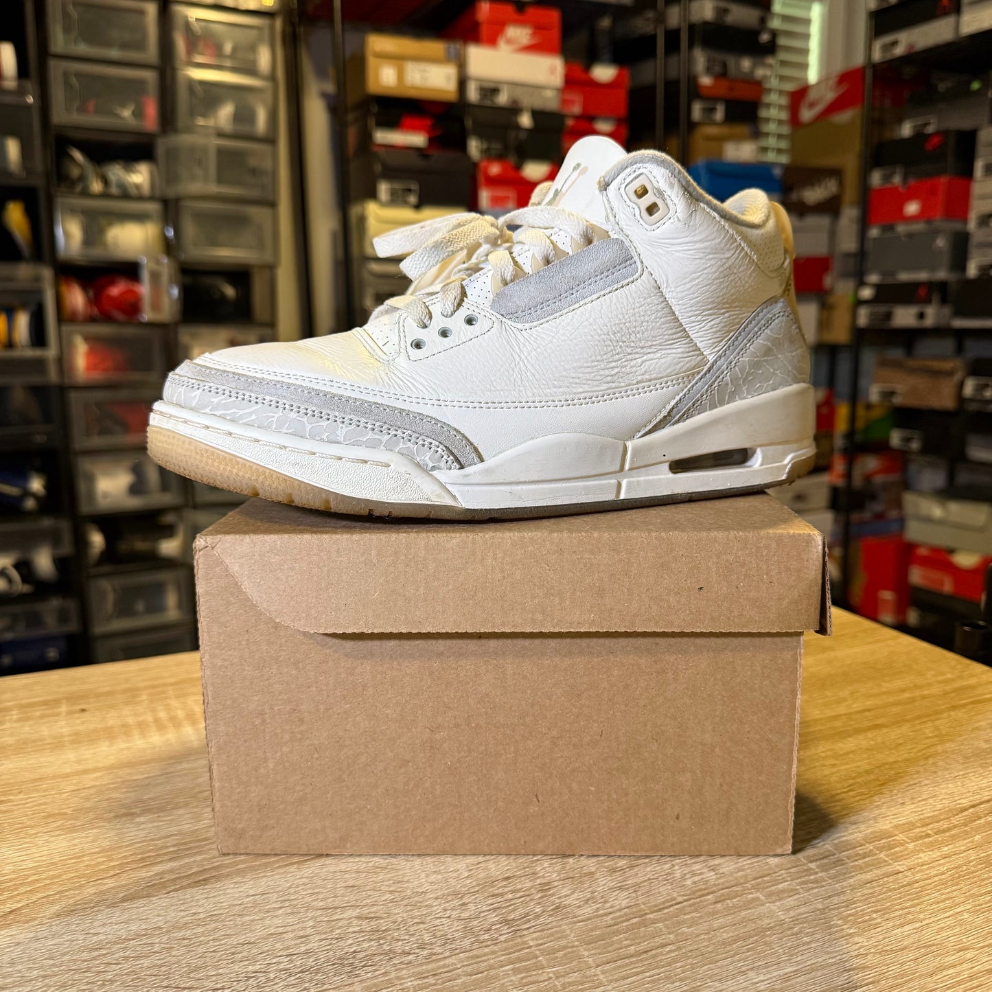 Size 9.5 - AJ 3 Craft Ivory