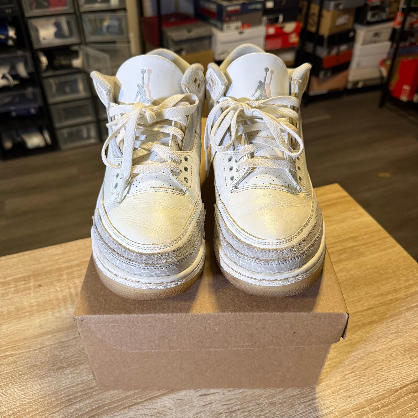 Size 9.5 - AJ 3 Craft Ivory
