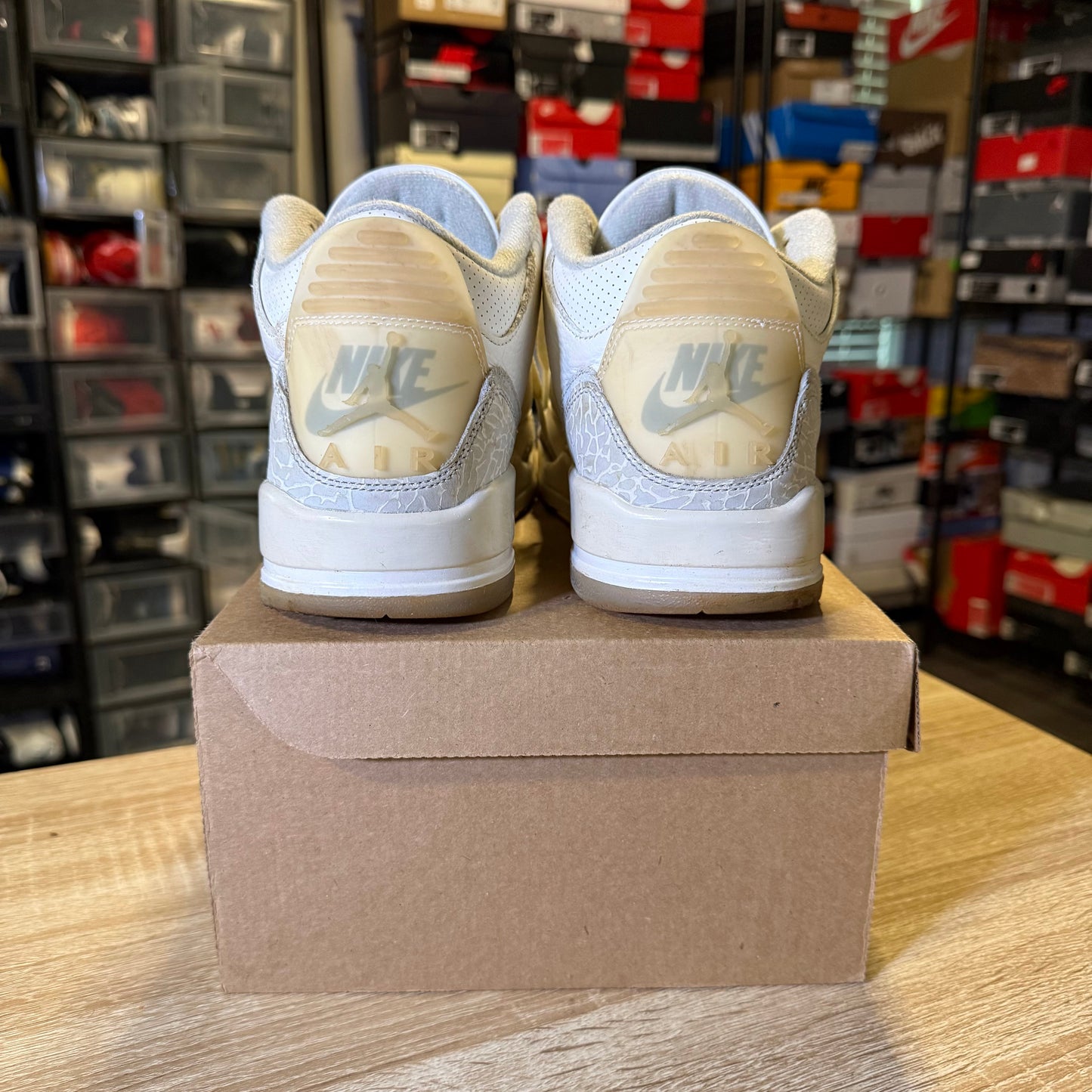 Size 9.5 - AJ 3 Craft Ivory