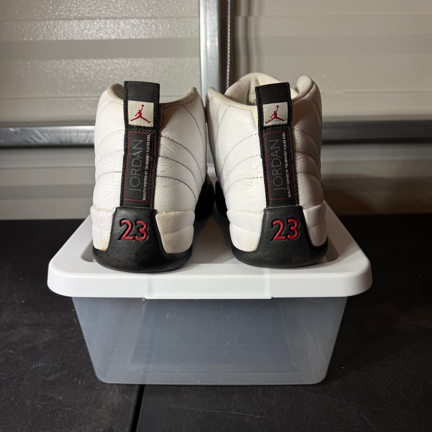 Size 8.5 -  AJ 12 Taxi Flip