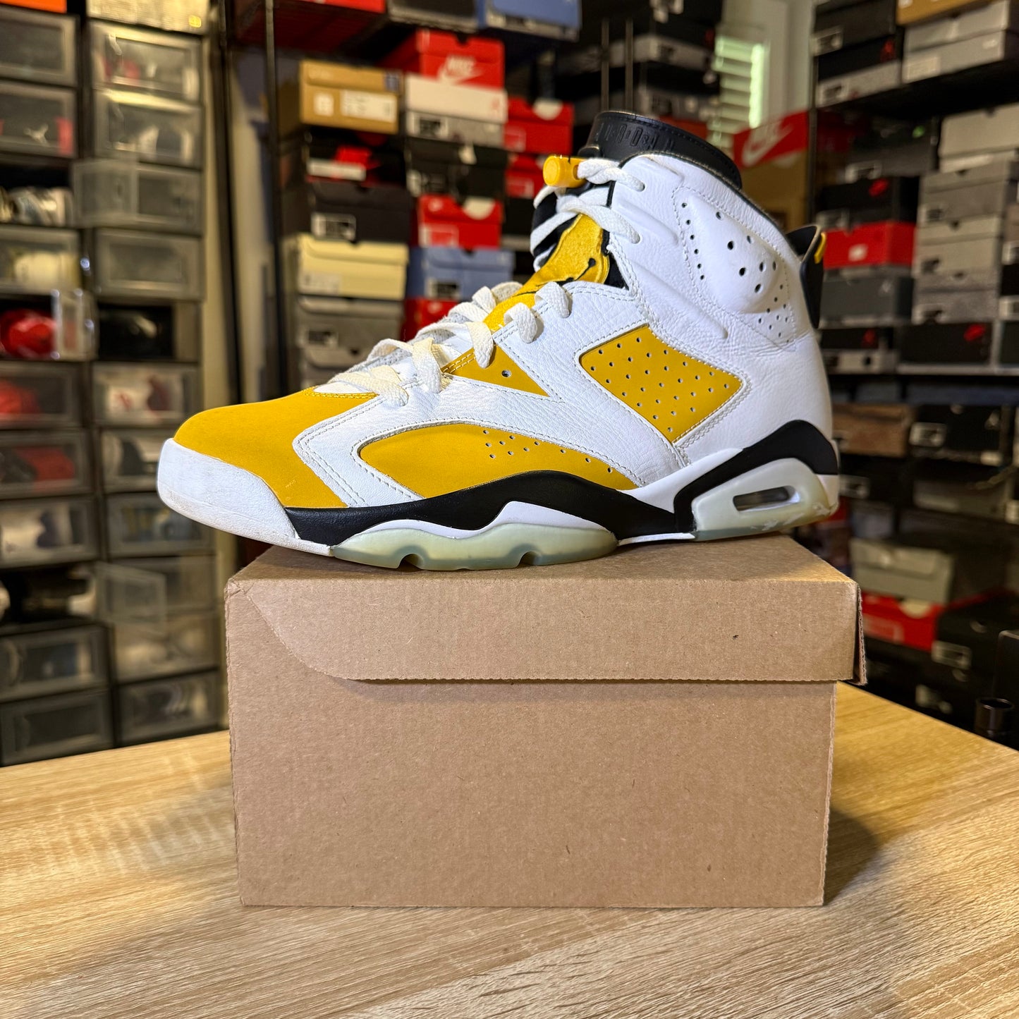 Size 12 - AJ 6 Yellow Ochre