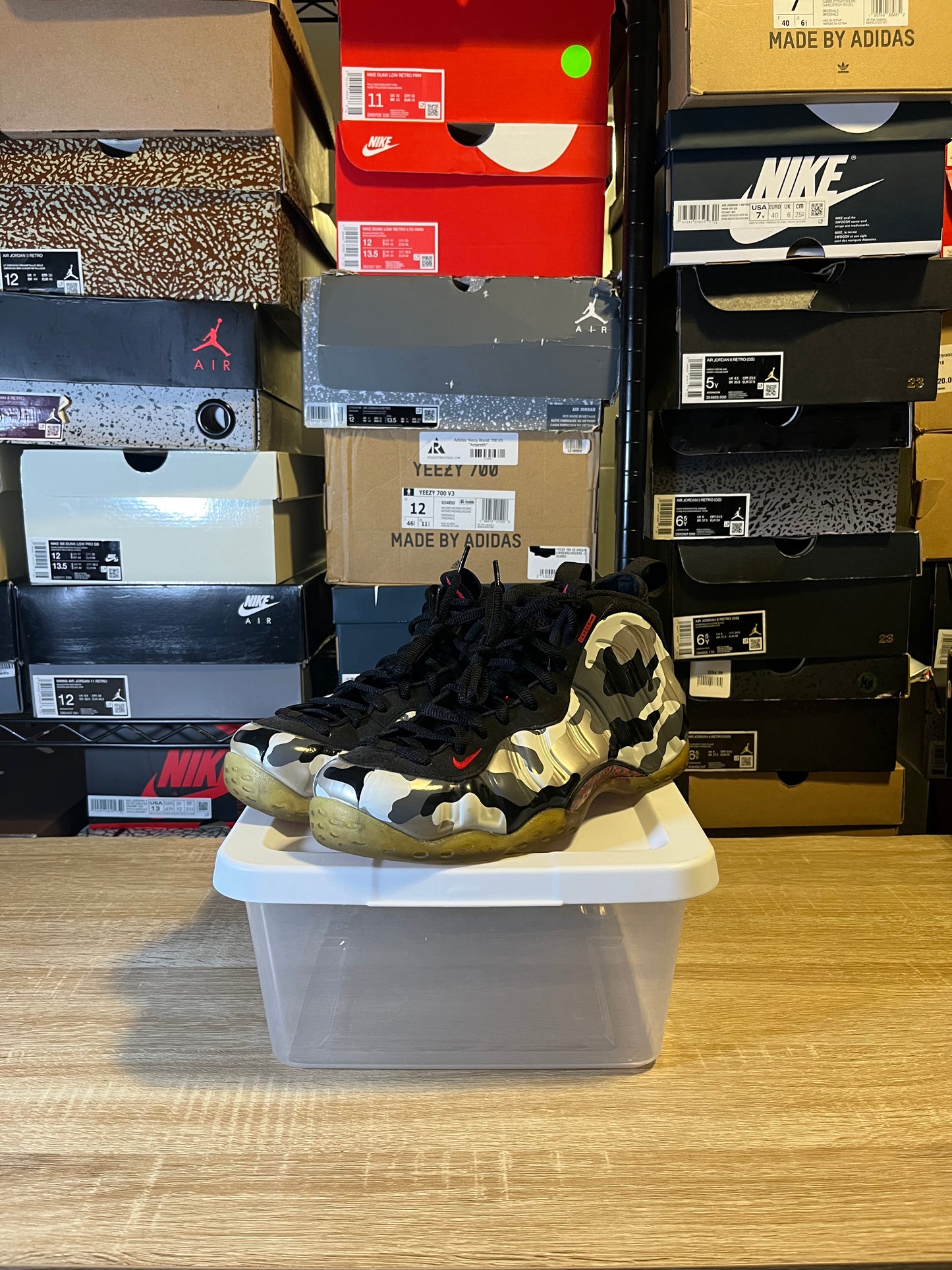 Size 9 - Air Foamposite One PRM Fighter Jet