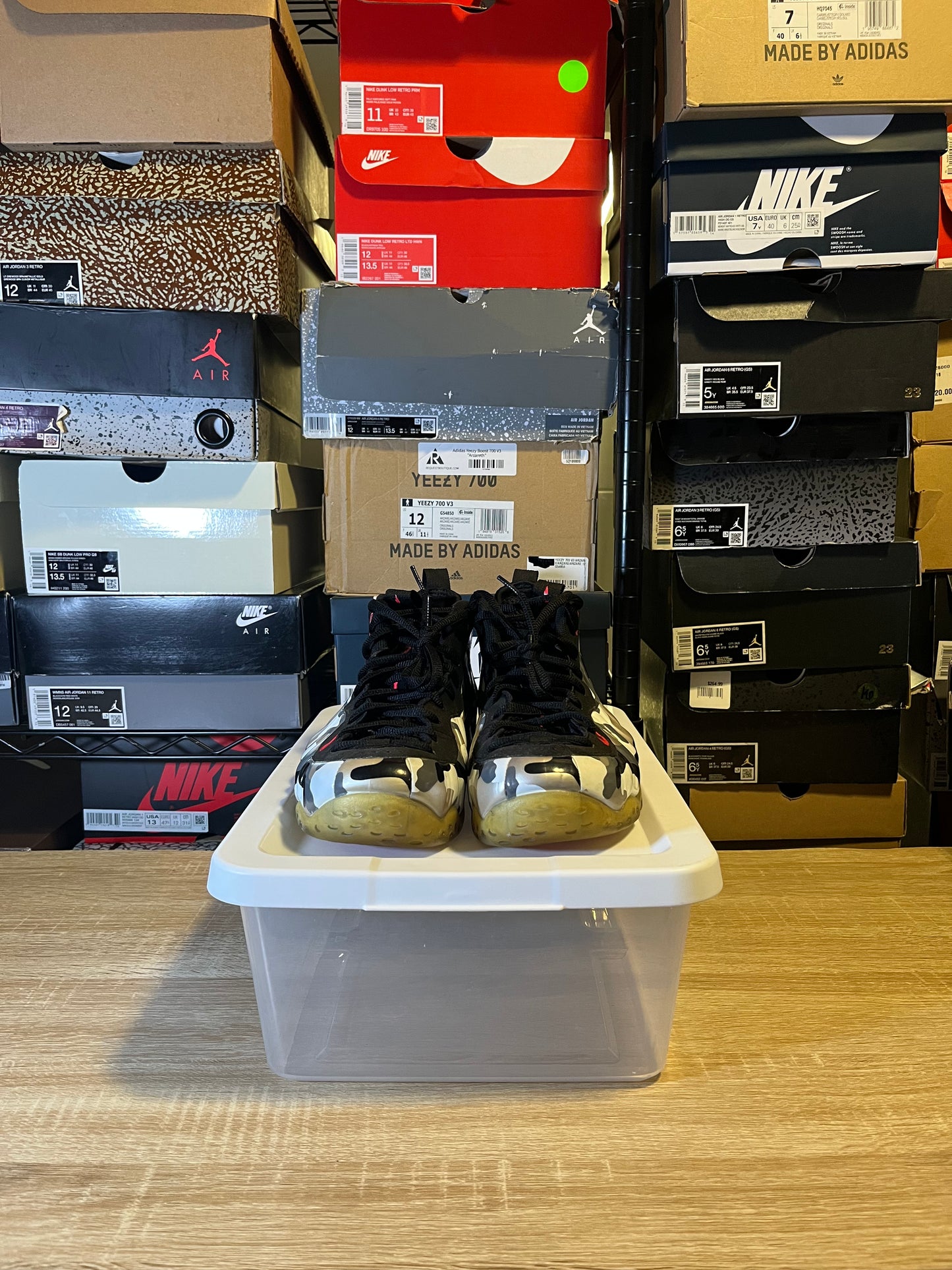 Size 9 - Air Foamposite One PRM Fighter Jet