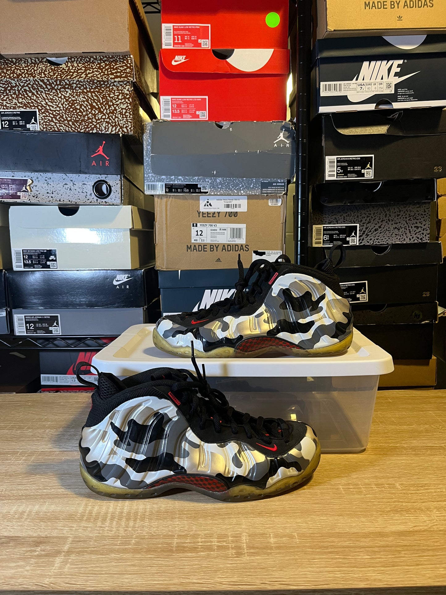 Size 9 - Air Foamposite One PRM Fighter Jet
