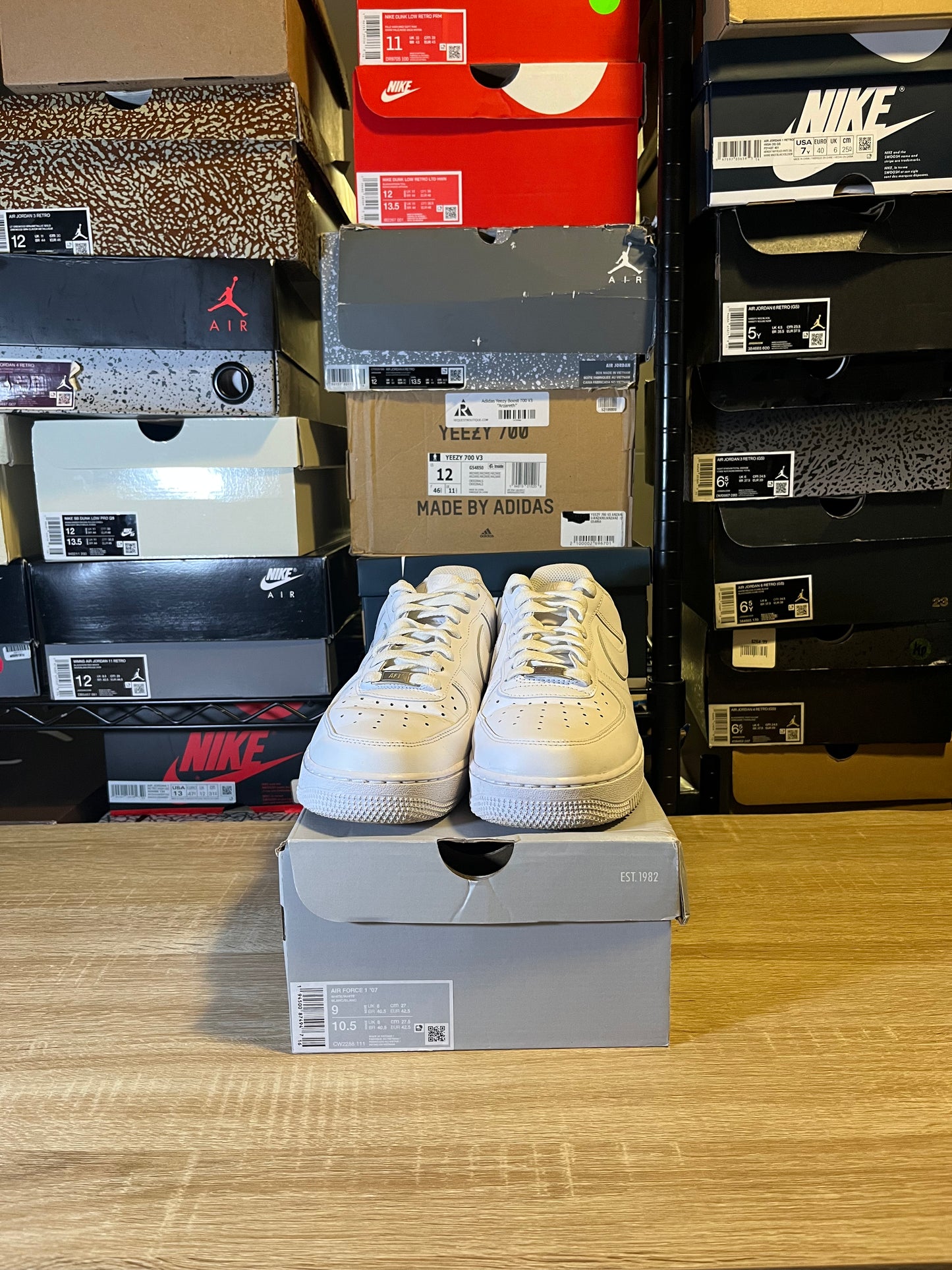 Size 9 - AF 1 White