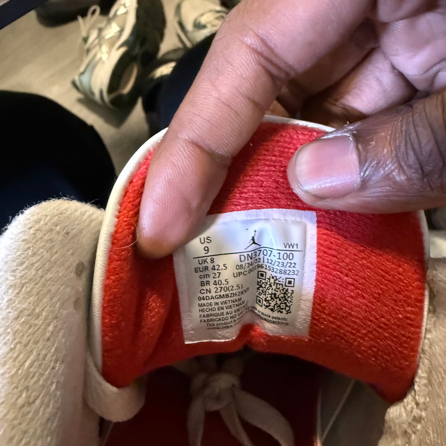 Size 9 - AJ 3 Reimagined Cement