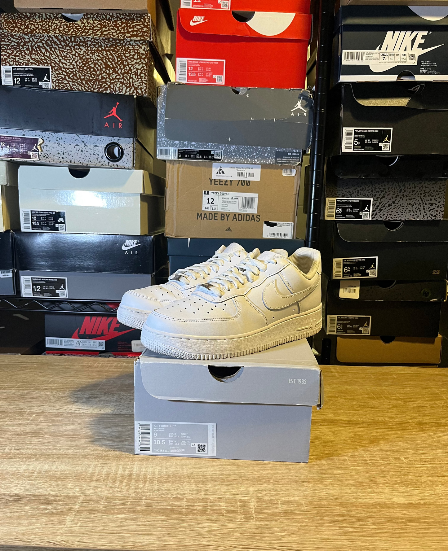 Size 9 - AF 1 White (2nd Pair)