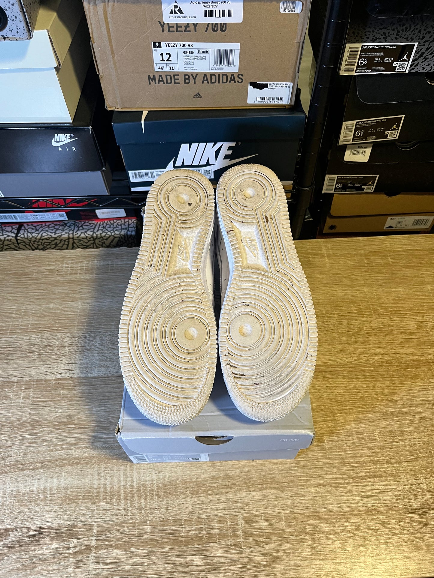 Size 9 - AF 1 White (2nd Pair)