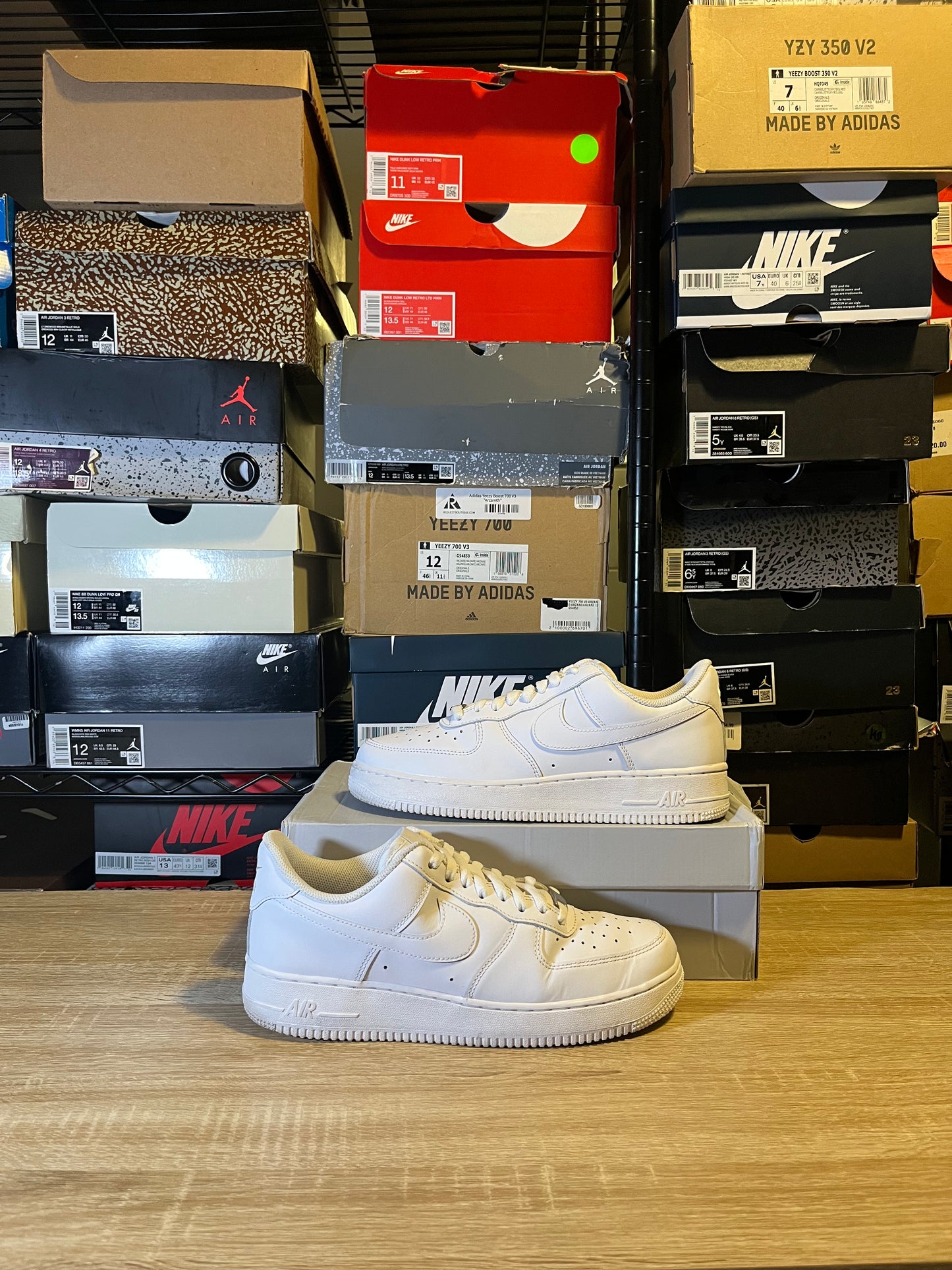 Size 9 - AF 1 White (2nd Pair)