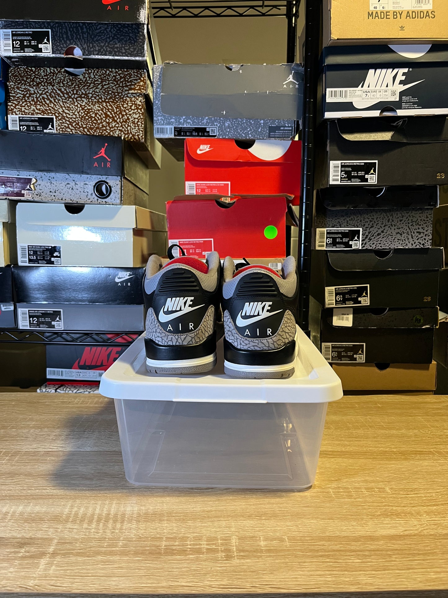 Size 11 – AJ 3 Black Cement 3