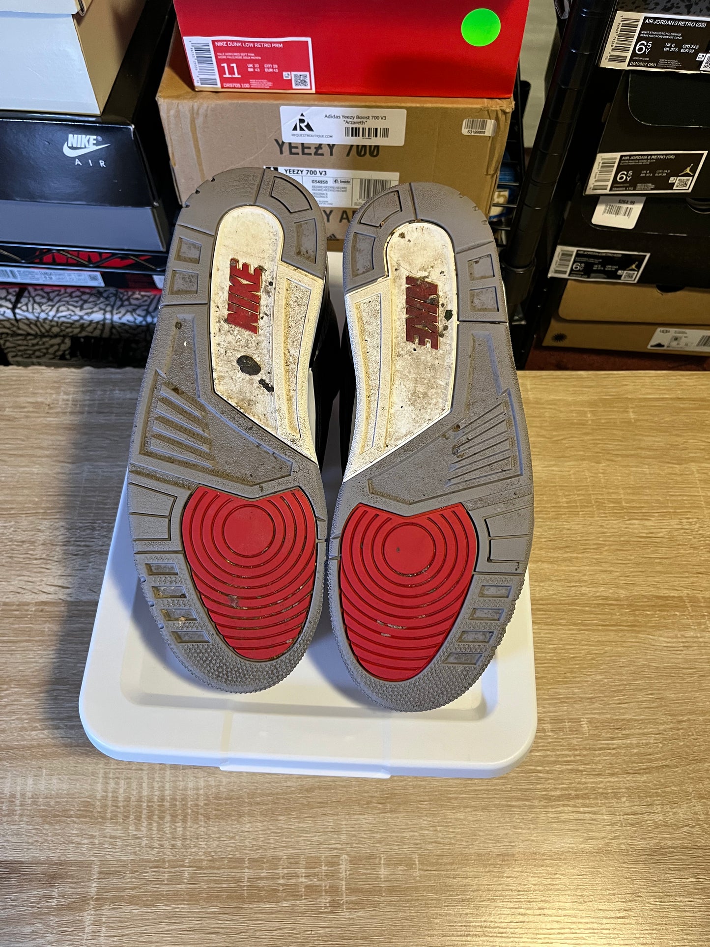 Size 11 – AJ 3 Black Cement 3