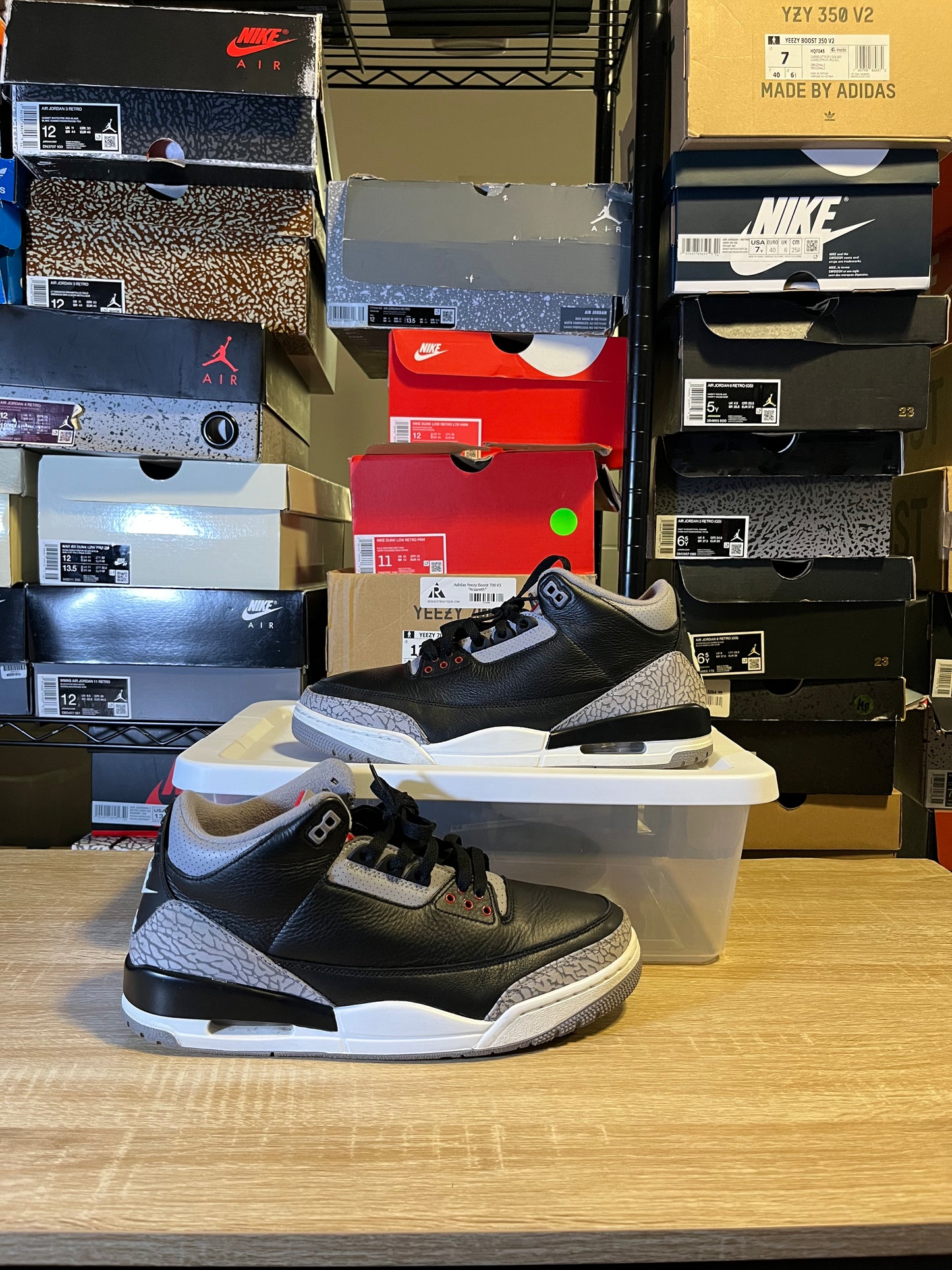 Size 11 – AJ 3 Black Cement 3