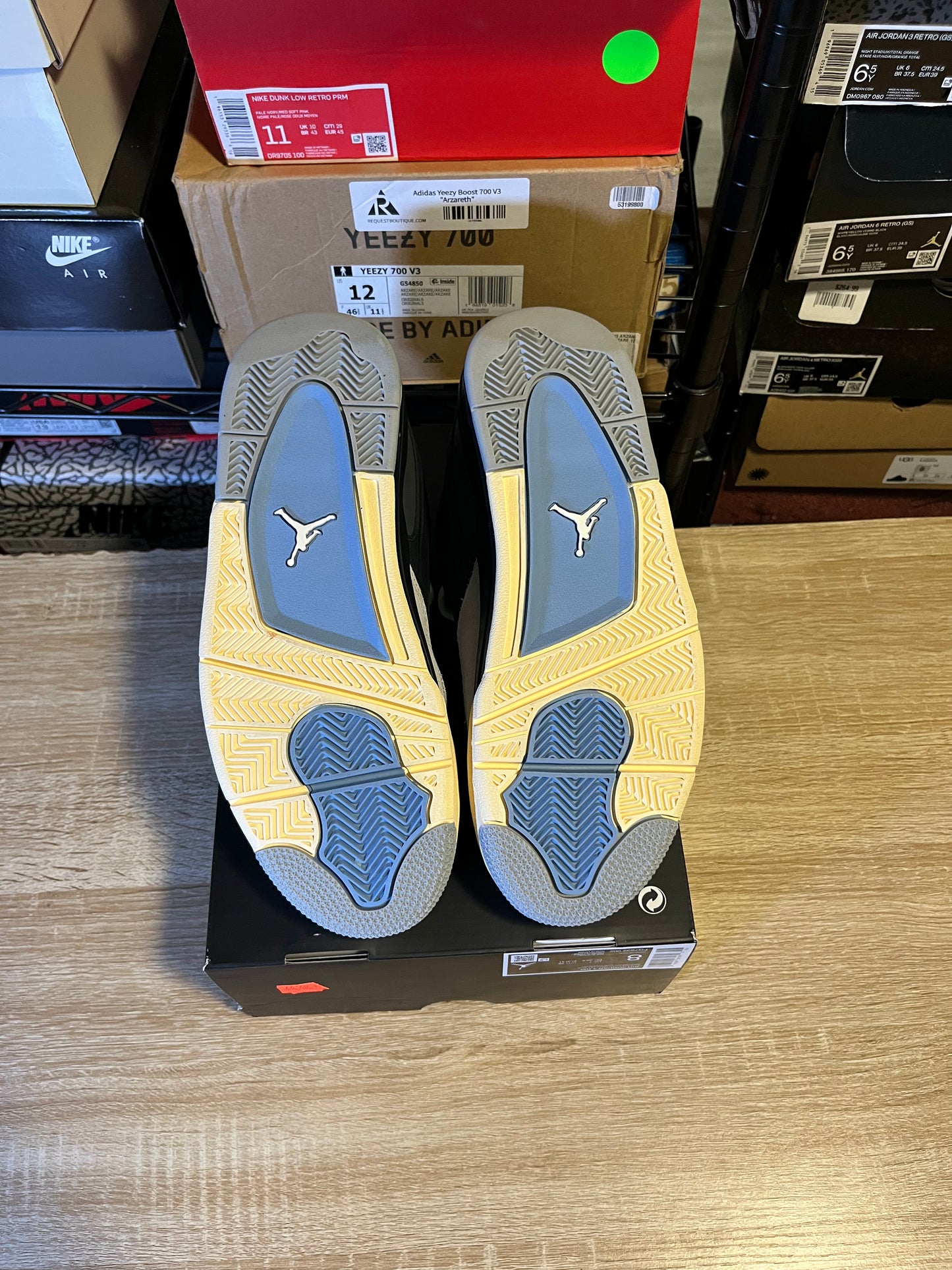 Size 8 - AJ 4 RM Iron Grey