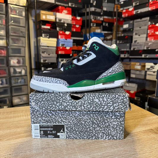 Size 8 - AJ 3 Pine Green