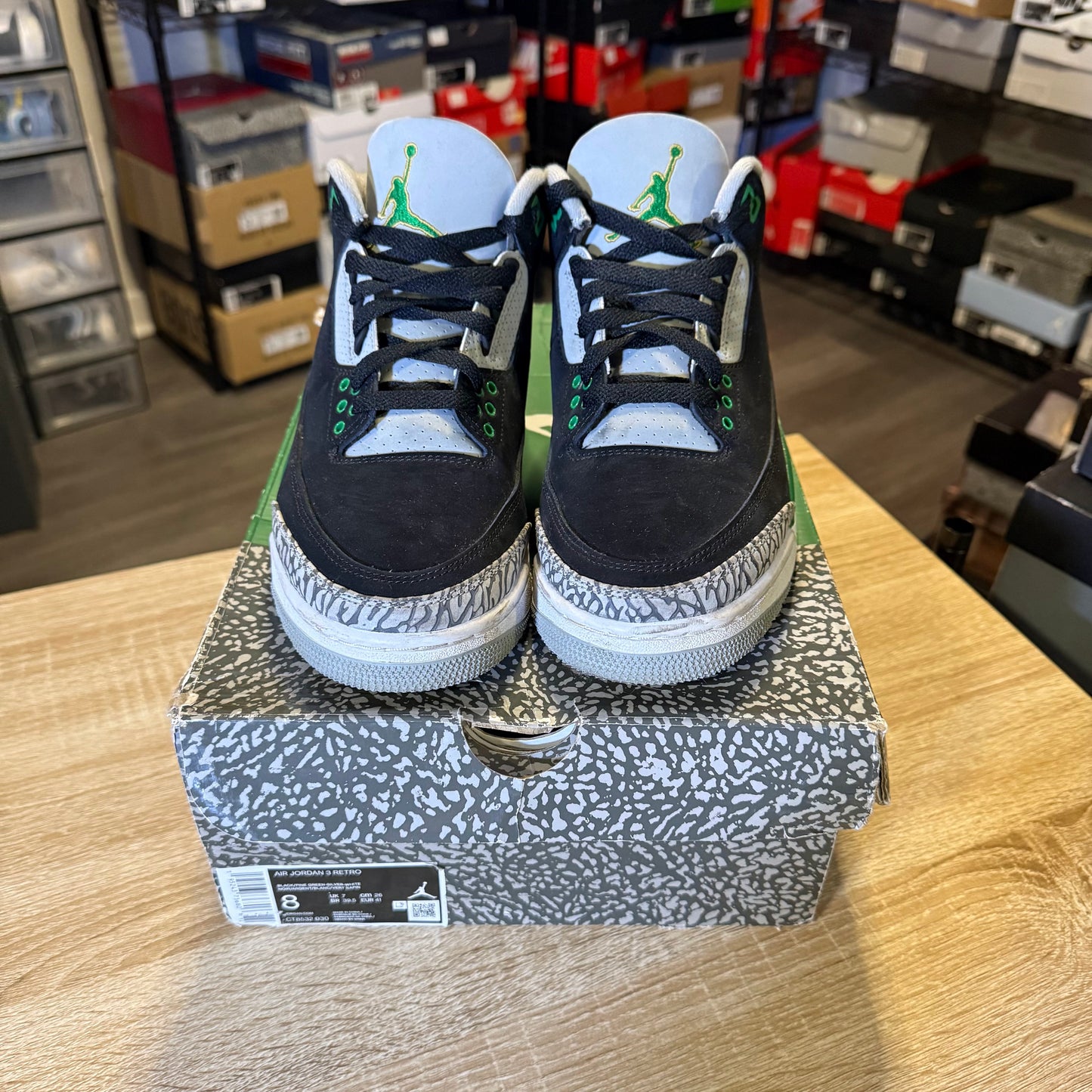 Size 8 - AJ 3 Pine Green