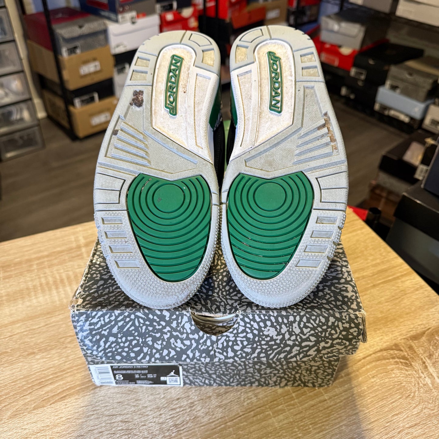 Size 8 - AJ 3 Pine Green